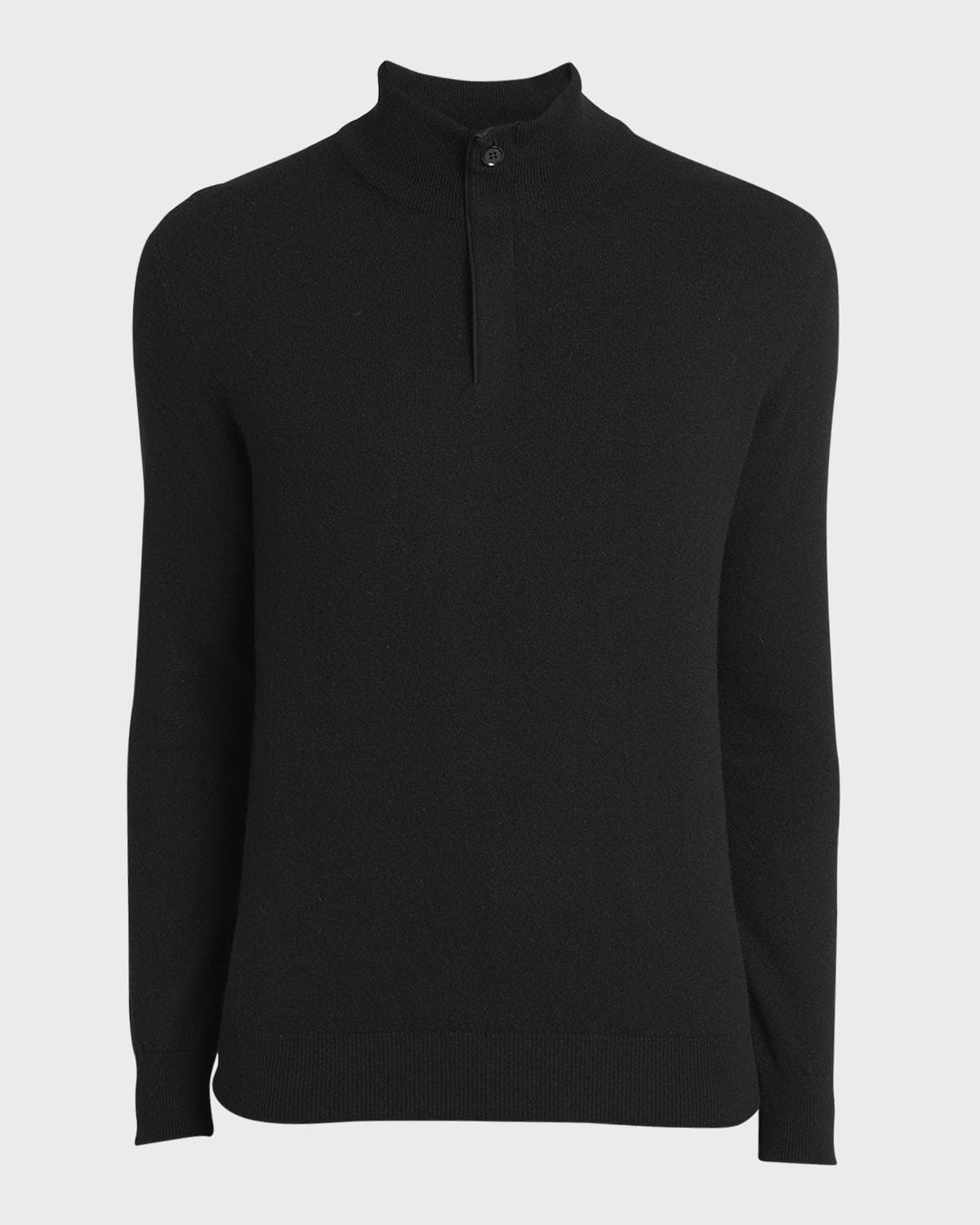 ZEGNA Men's Cashmere Quarter-Zip Sweater
