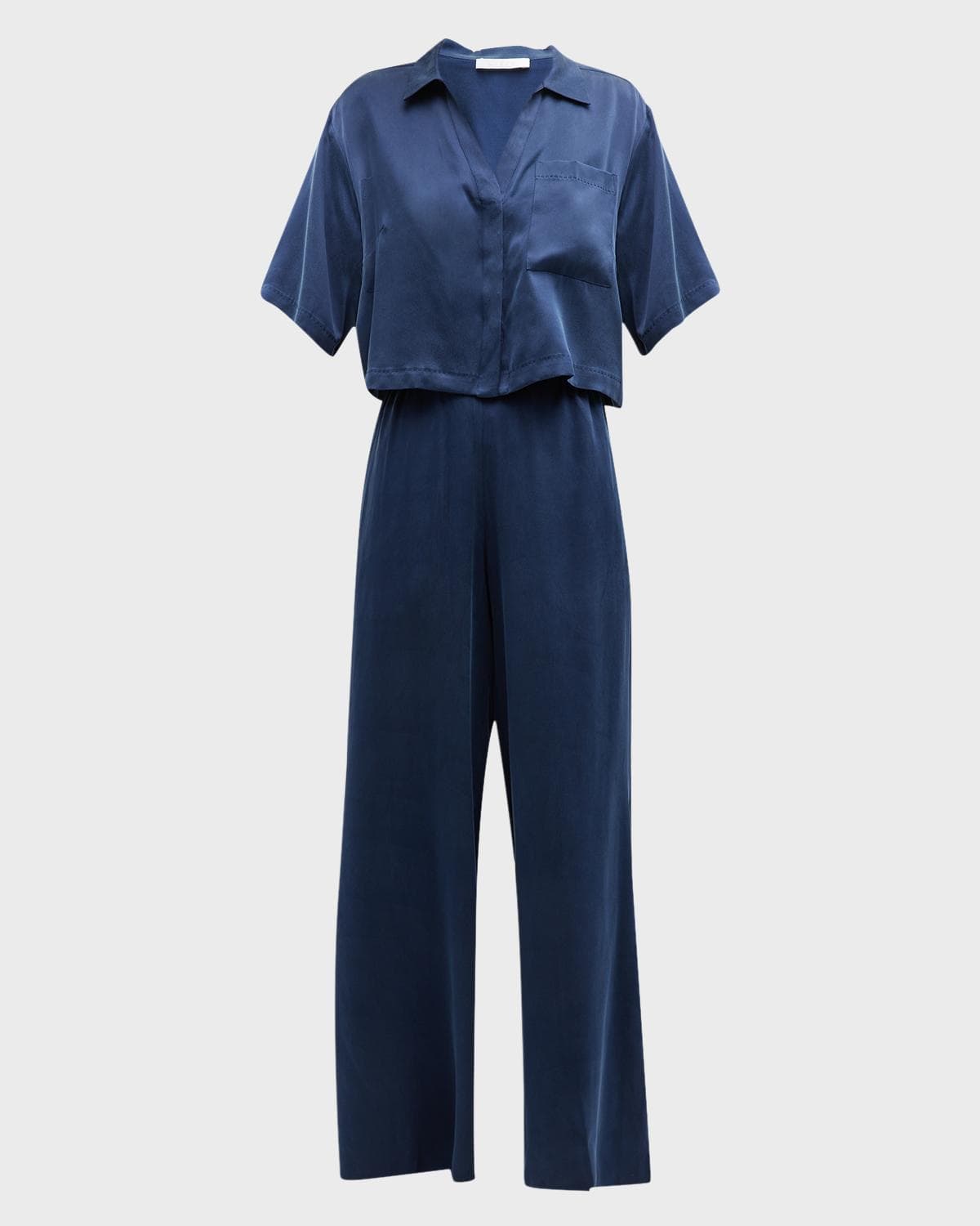 Lunya Washable Silk High-Rise Pant Set