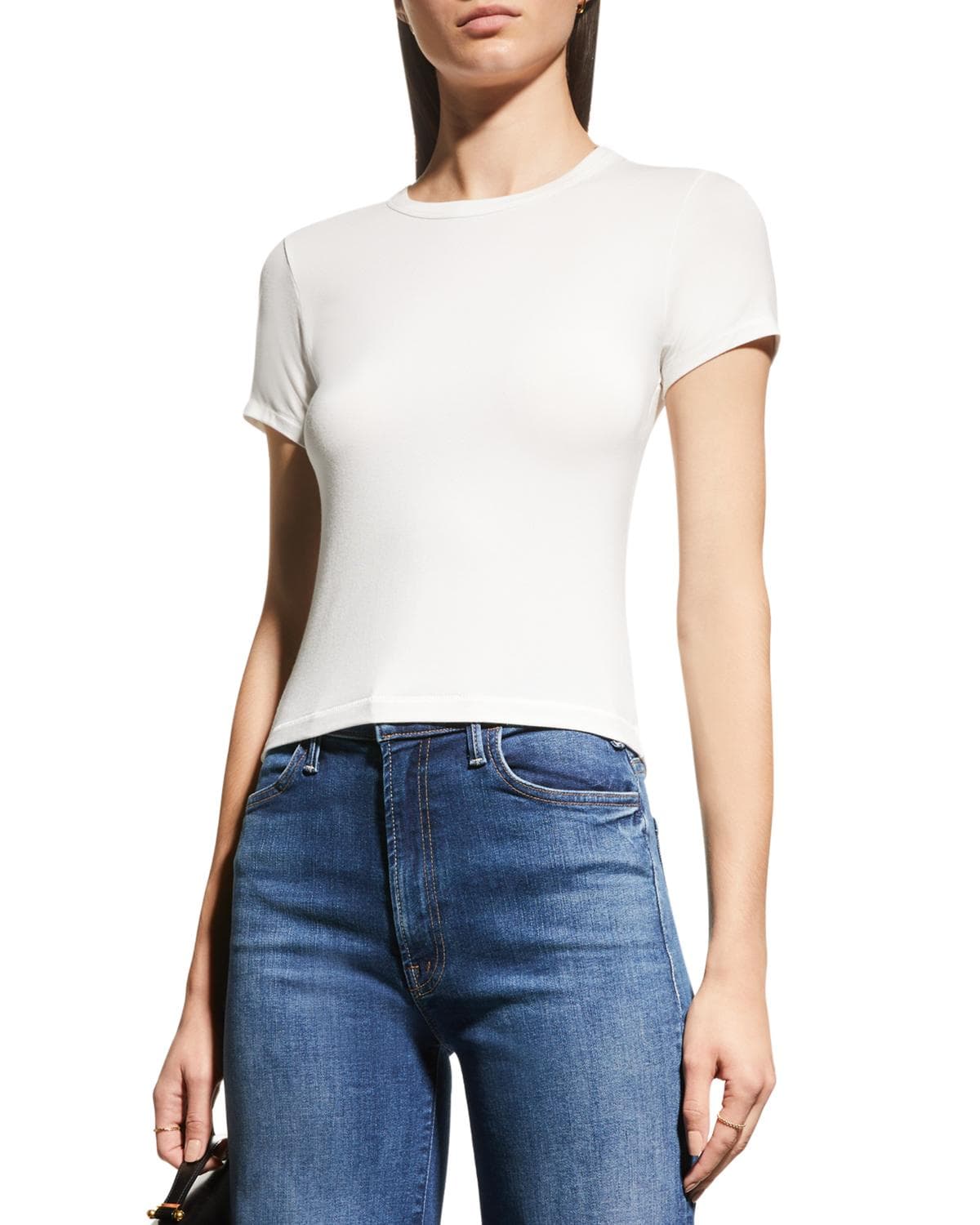rag & bone Luca Slim Short-Sleeve Baby Tee