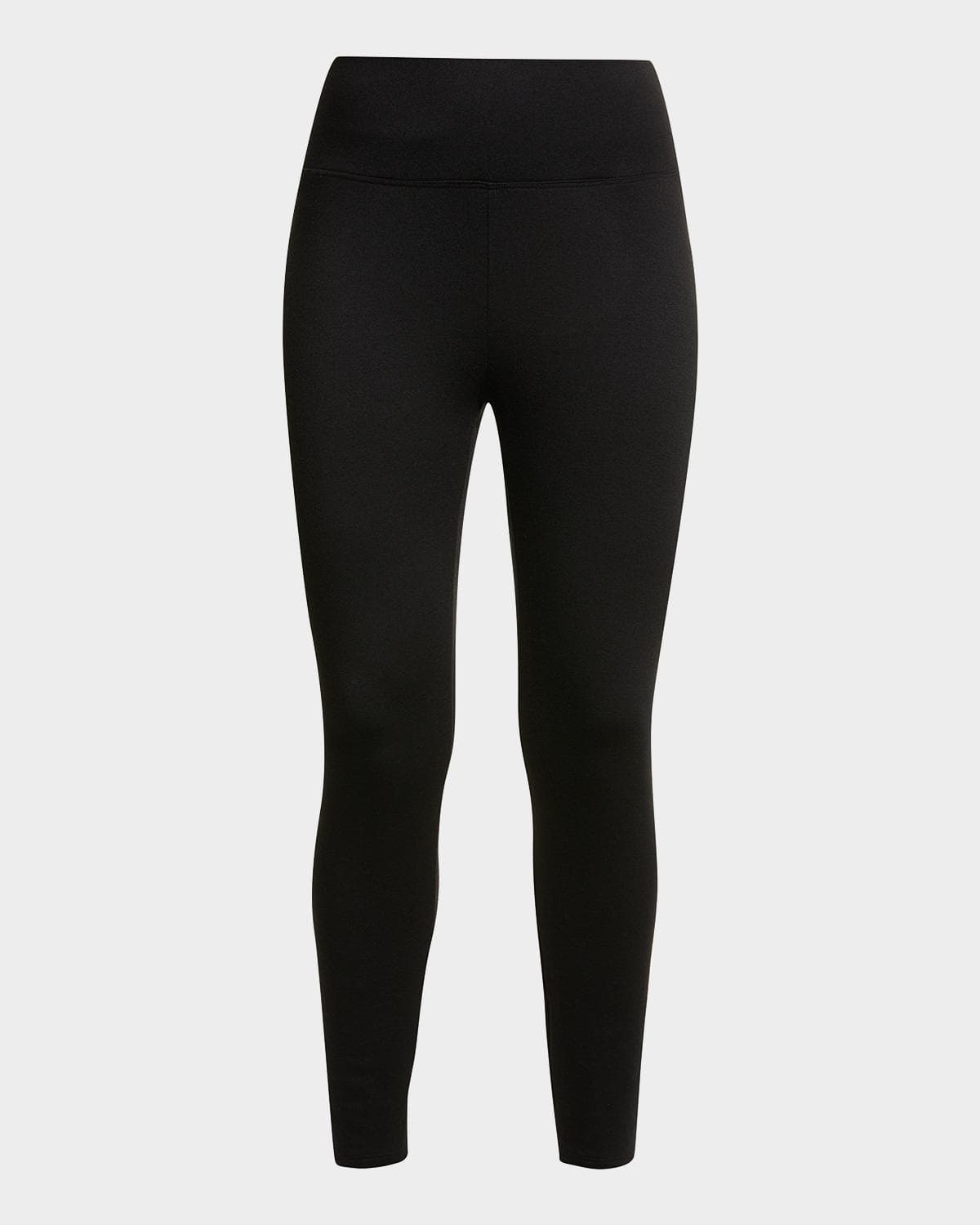 Eileen Fisher High-Rise Cropped Terry Leggings