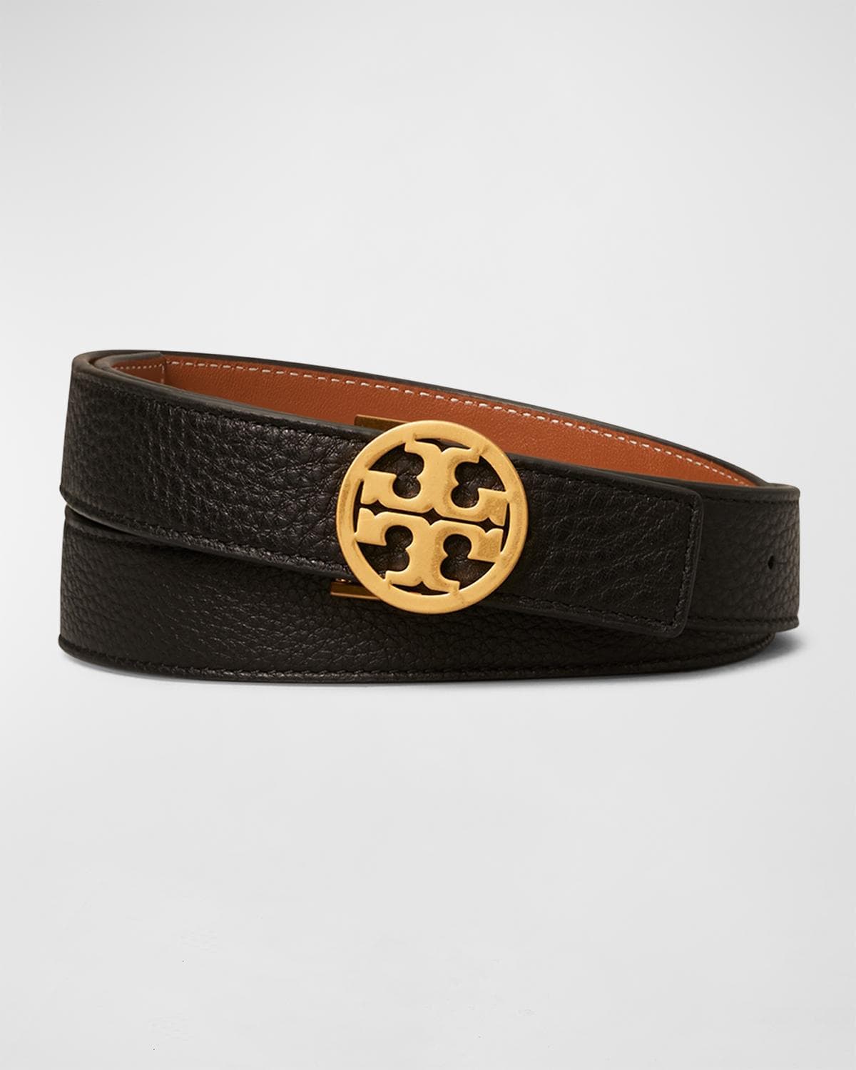 Tory Burch Miller Logo Reversible Belt