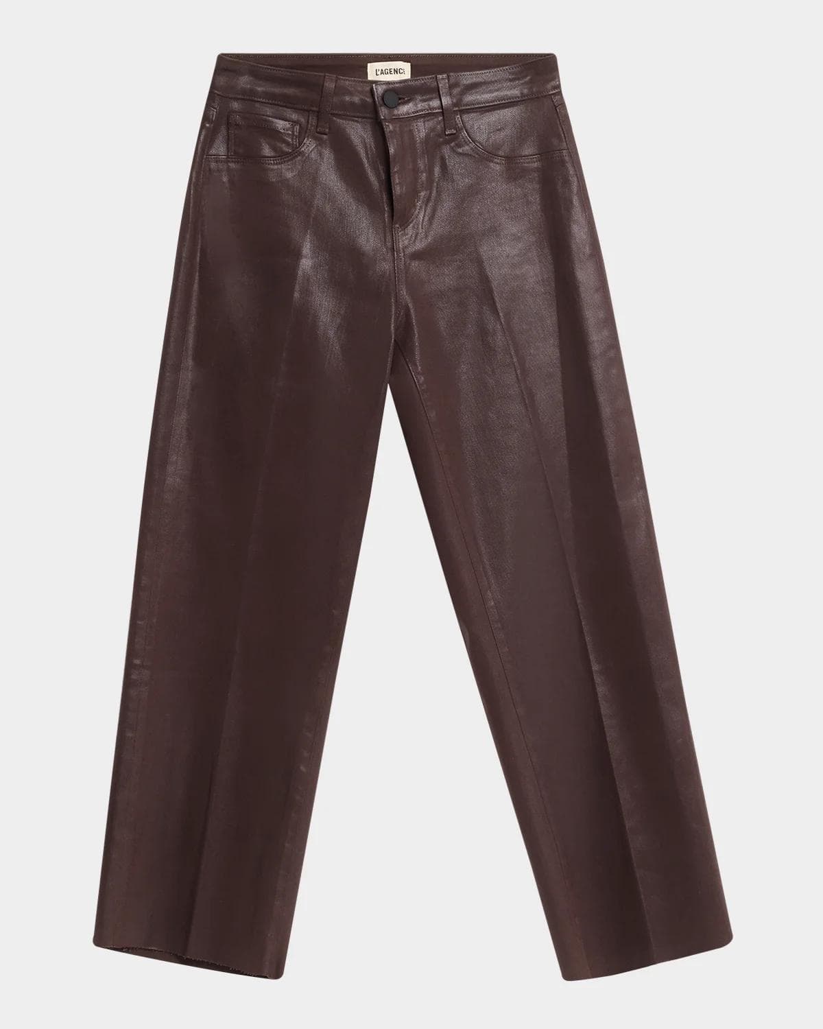 L 'AGENCE Wanda High Rise Cropped Wide Jeans