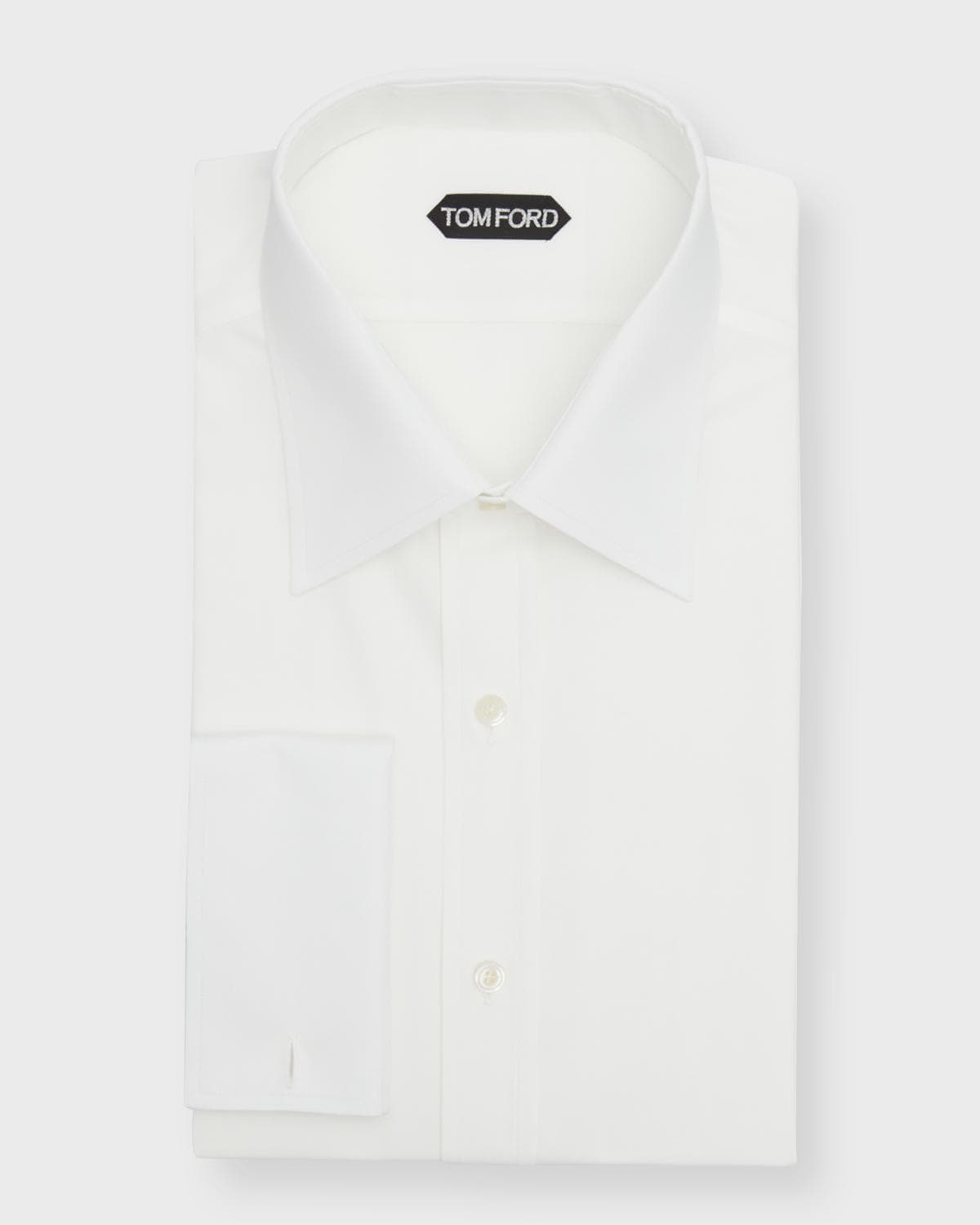 TOM FORD Men's French Cuff Slim Fit Dress Shirt