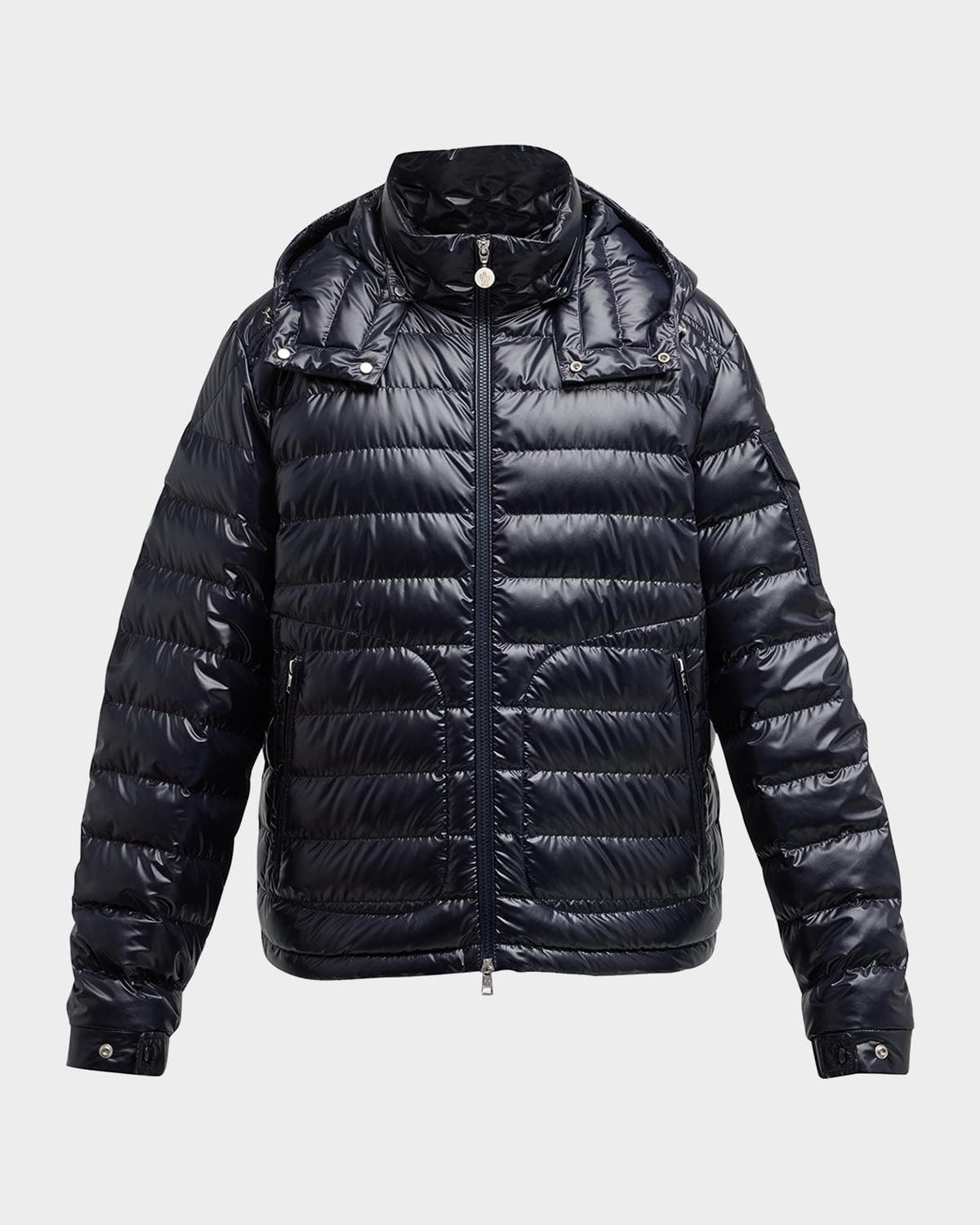 Moncler Men's Lauros Channeled Down Jacket