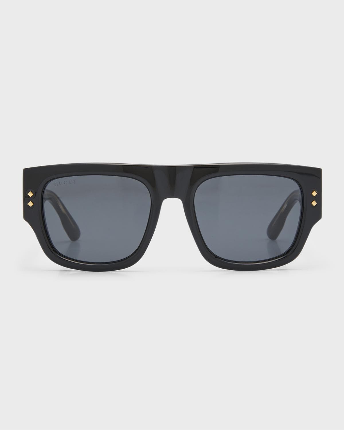 Gucci Men's Oversized Rectangle Sunglasses