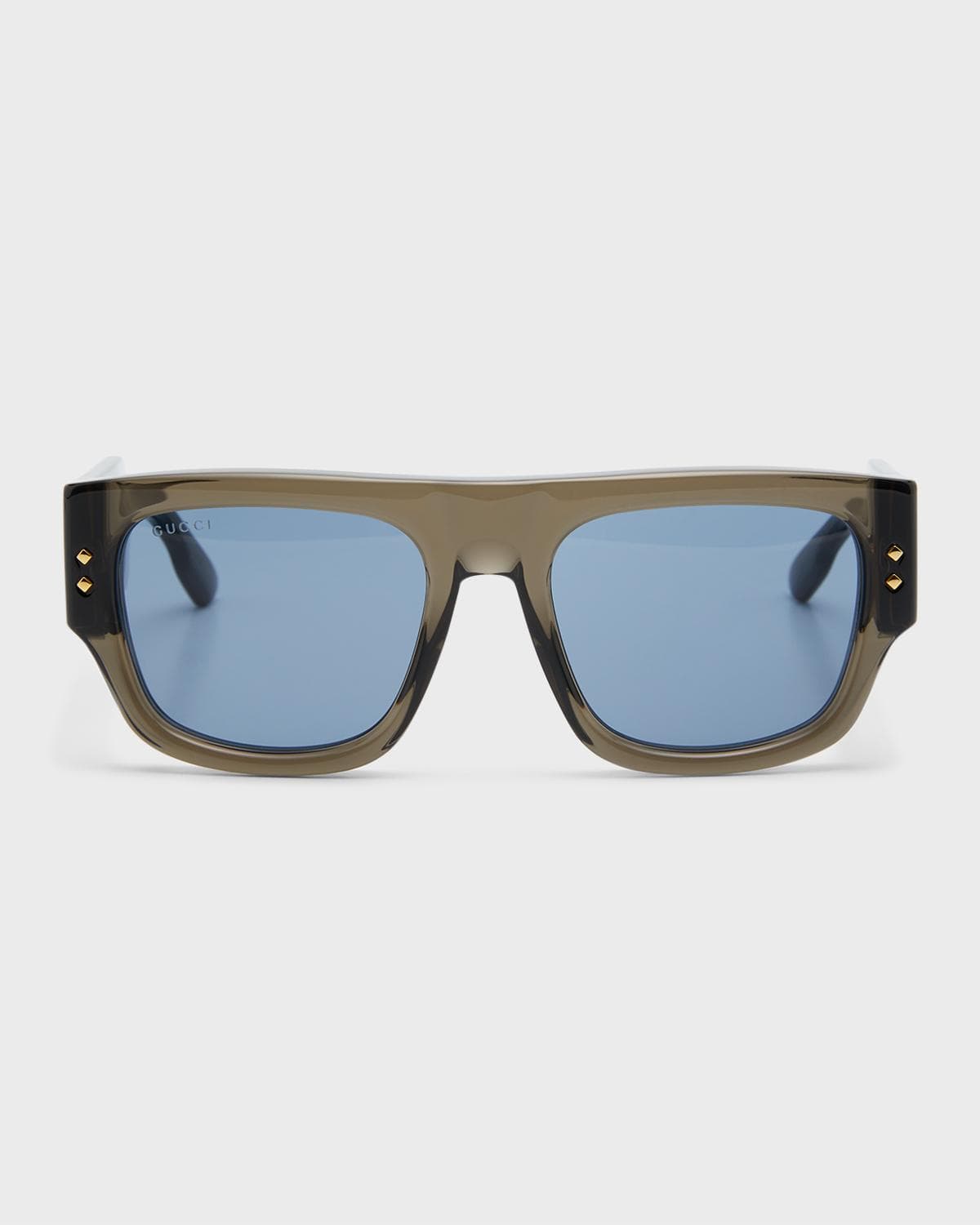 Gucci Men's Oversized Rectangle Sunglasses