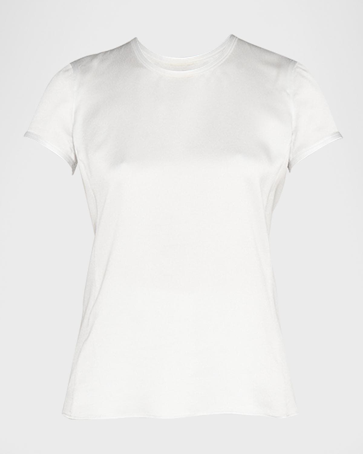 Giorgio Armani Crewneck Short-Sleeve Silk T-Shirt · 48 (12)