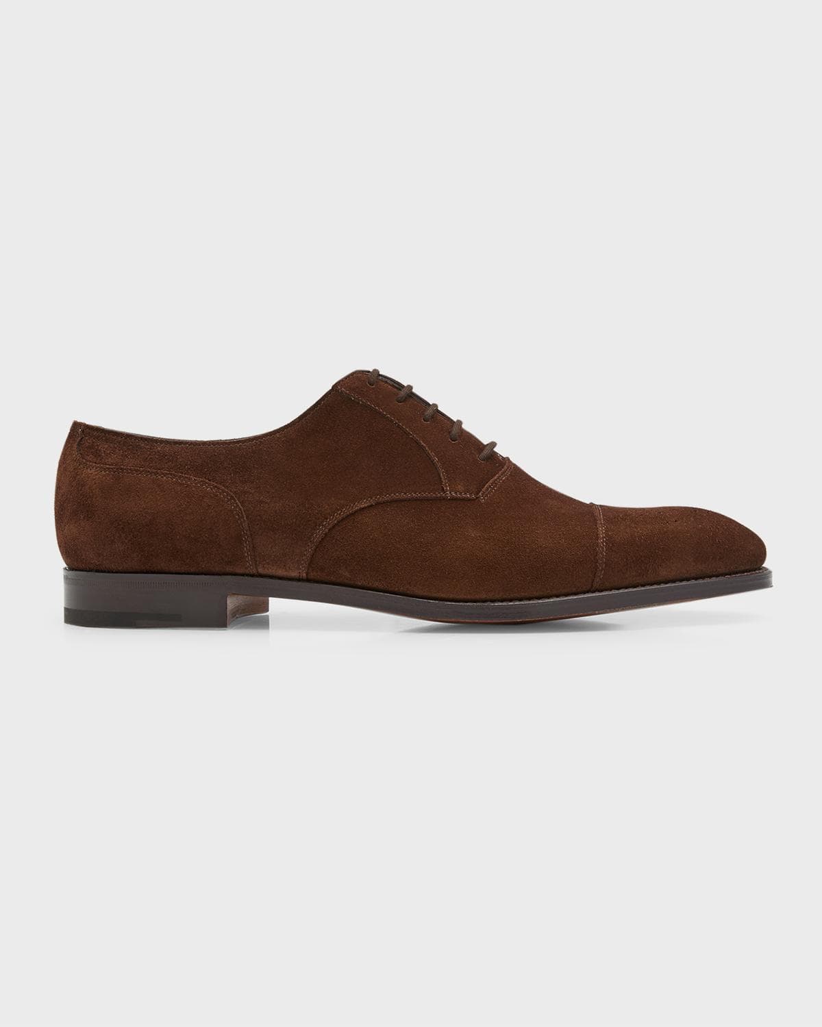 John Lobb Men's Hartland Brogue Suede Oxfords · 9.5 UK (10.5D US)