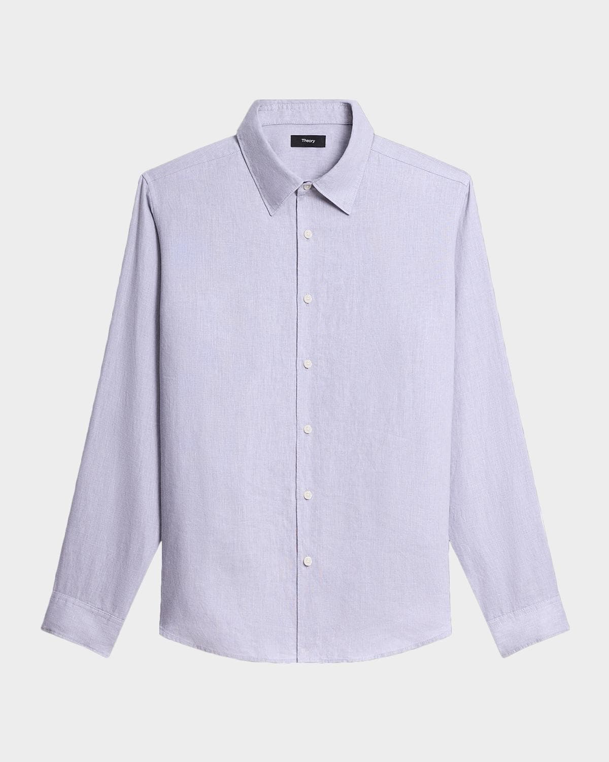 Theory Men's Solid Linen Sport Shirt