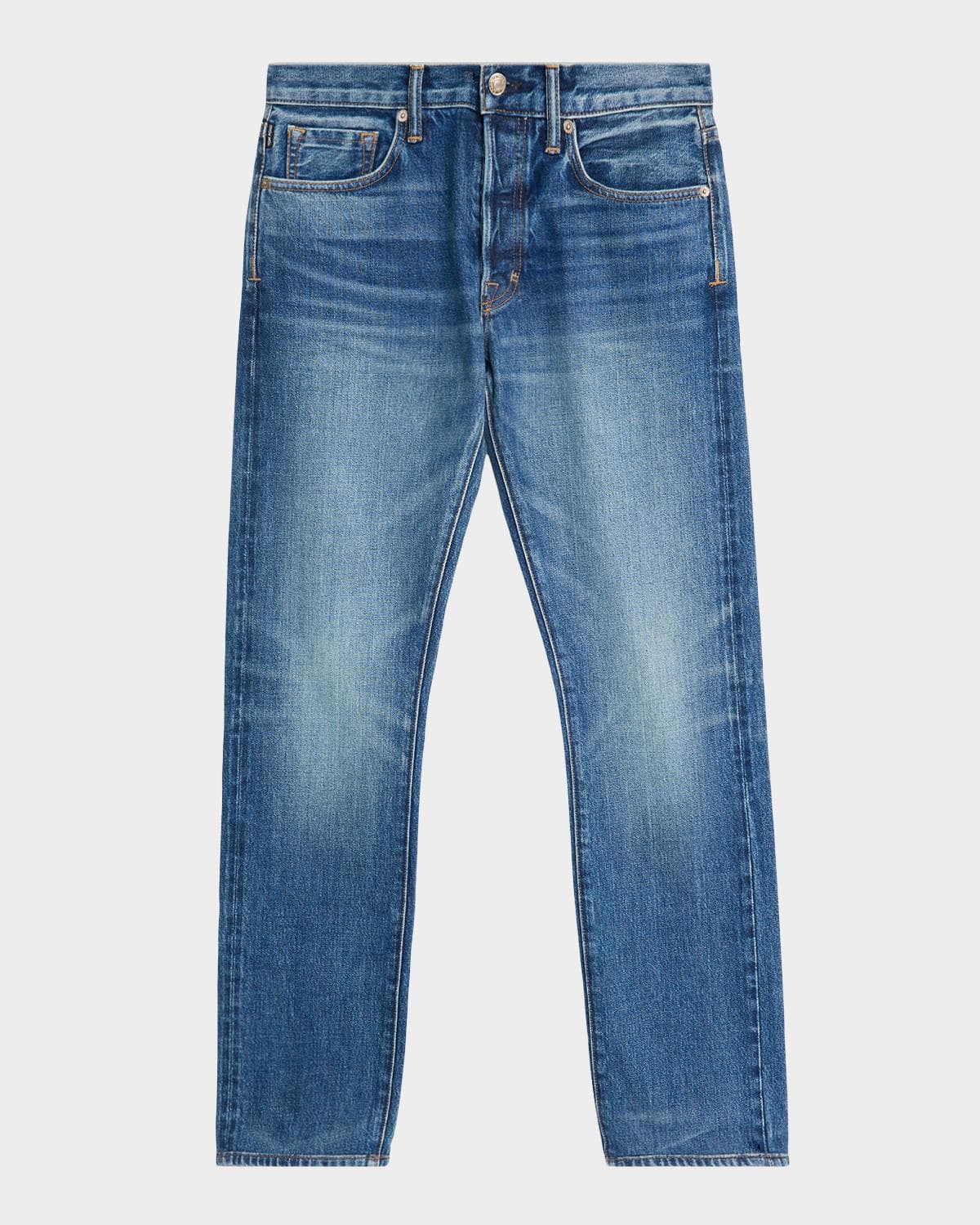 TOM FORD Men's Straight-Fit Selvedge Denim Jeans