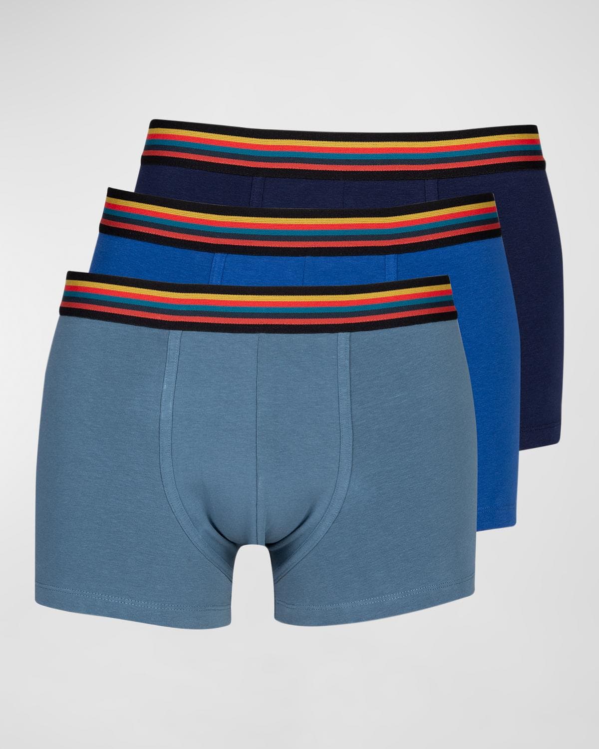 Paul Smith Men's 3-Pack Cotton-Stretch Trunks