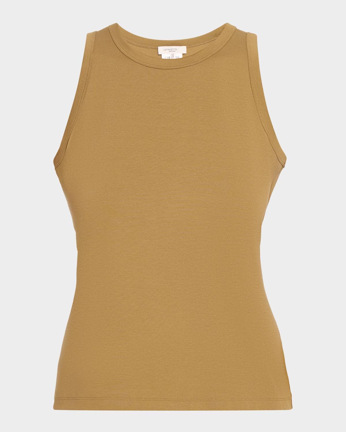 Lafayette 148 New York Swiss Cotton Rib Racerback Tank