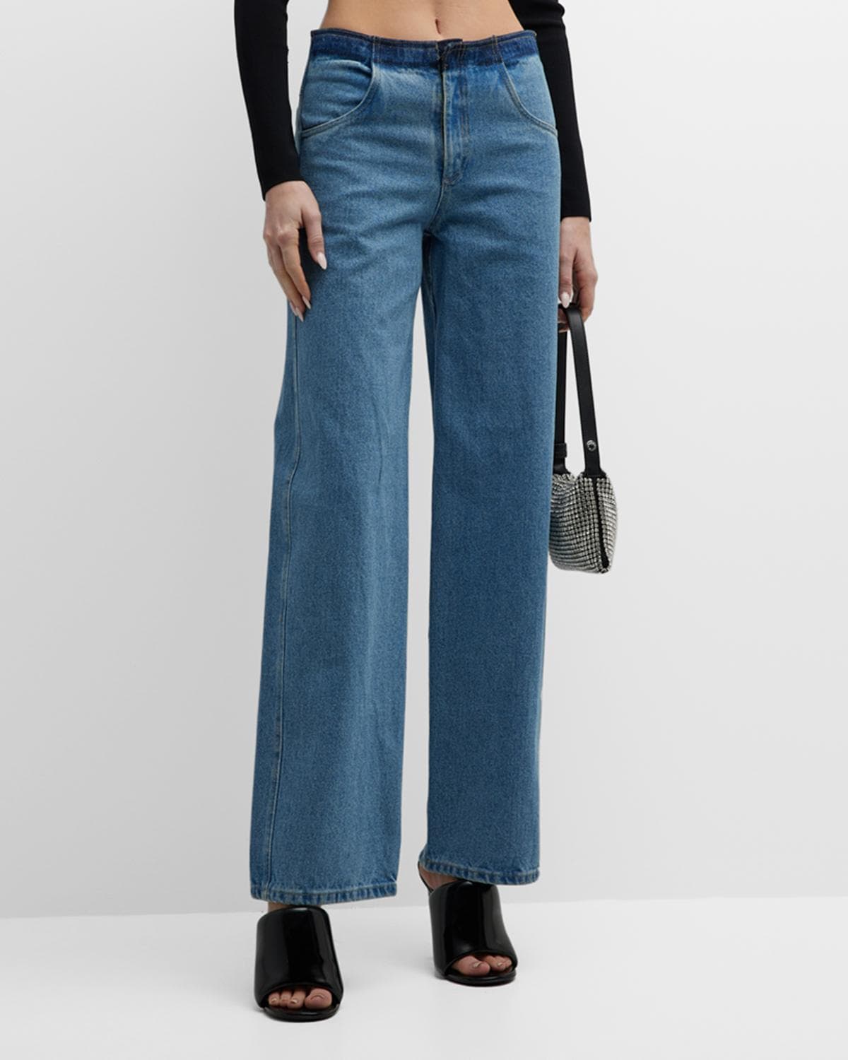 Christopher Esber Deconstructed Denim Straight-Leg Jeans · 14 AU (10 US)