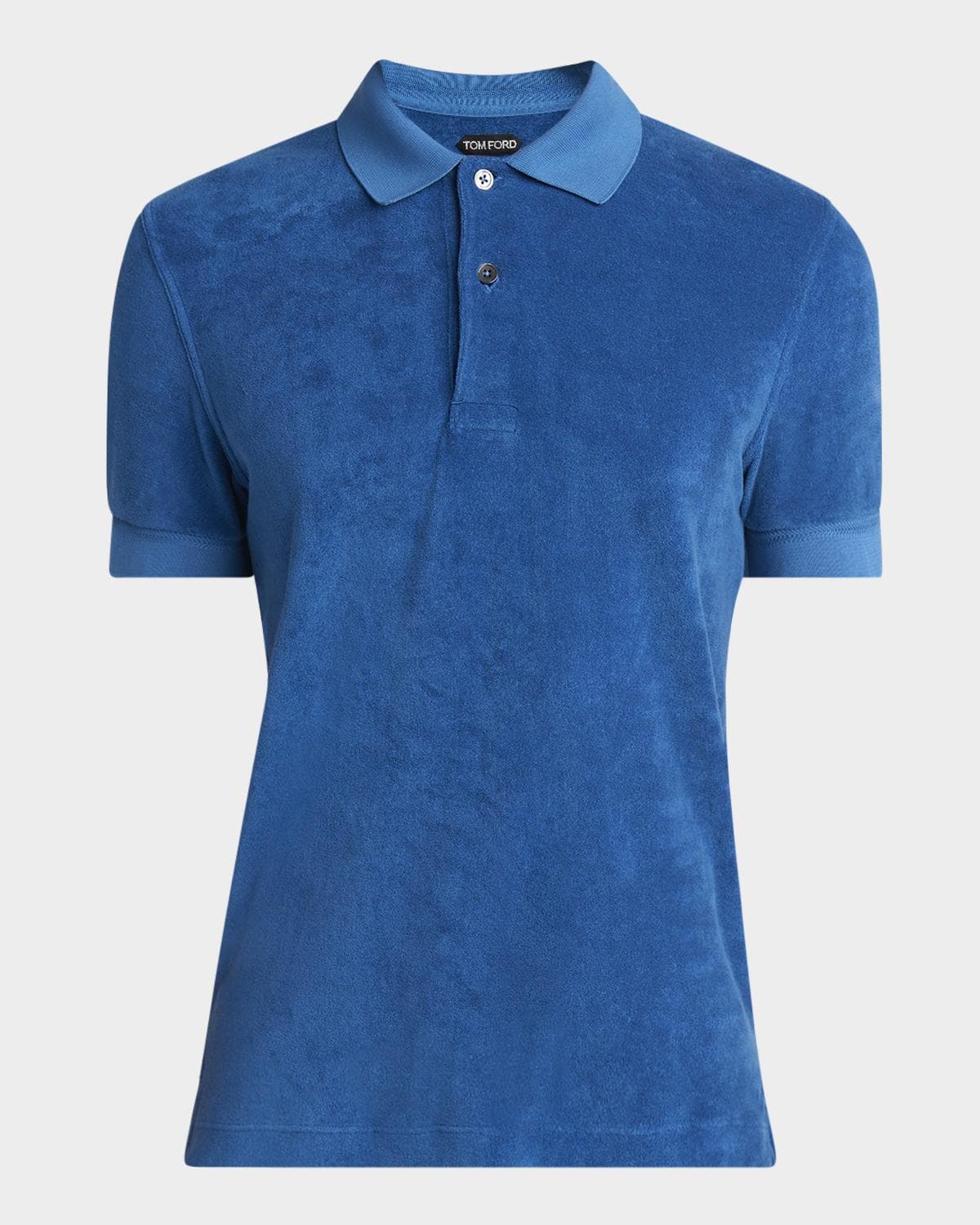 TOM FORD Men's Cotton Terry Polo Shirt