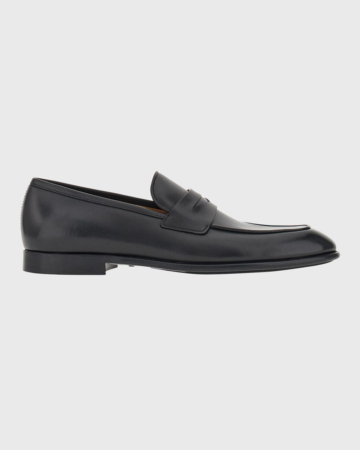 FERRAGAMO Men's Funes Leather Penny Loafers