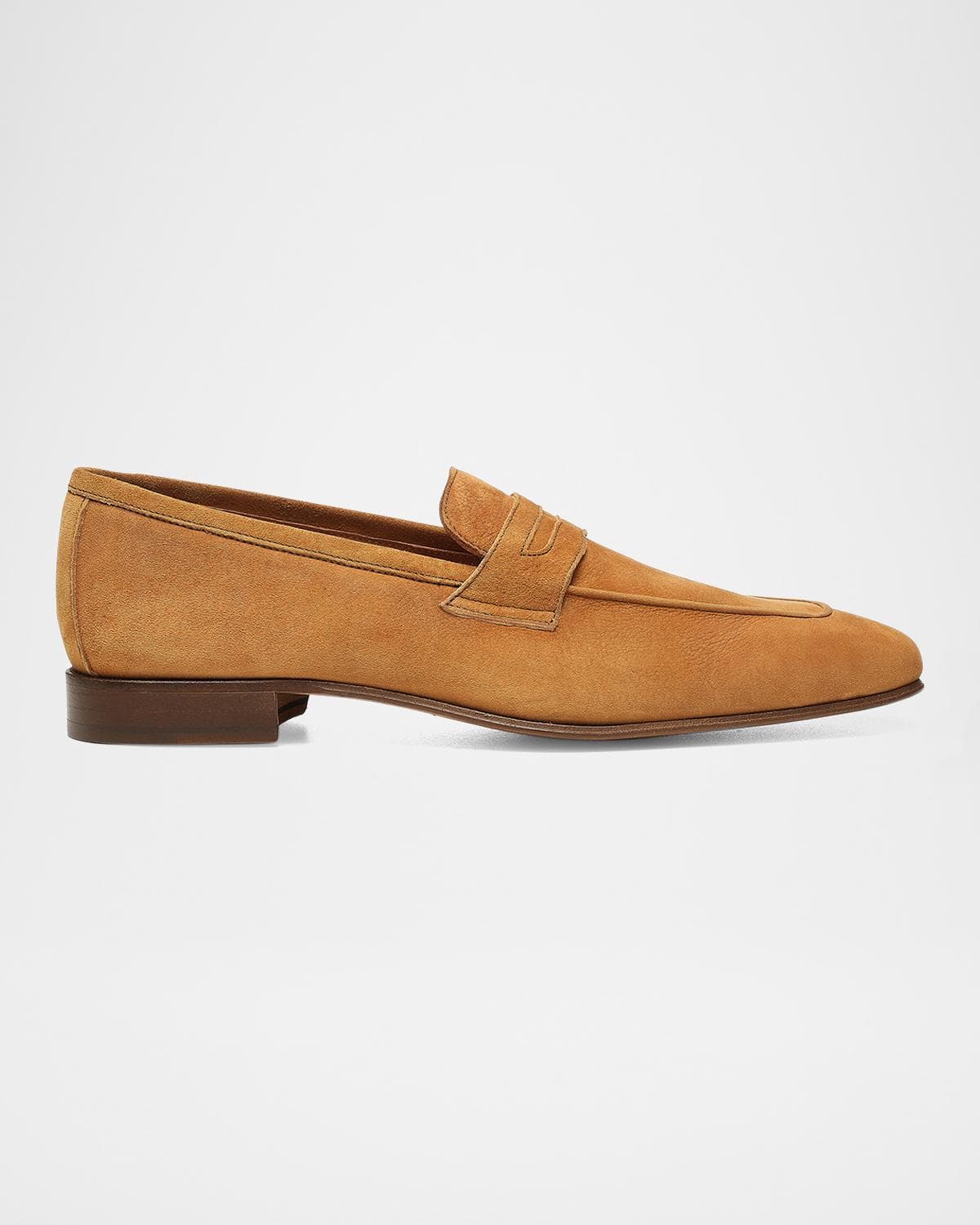 Donald Pliner Men's Jayce Suede Penny Loafers · 7.5D