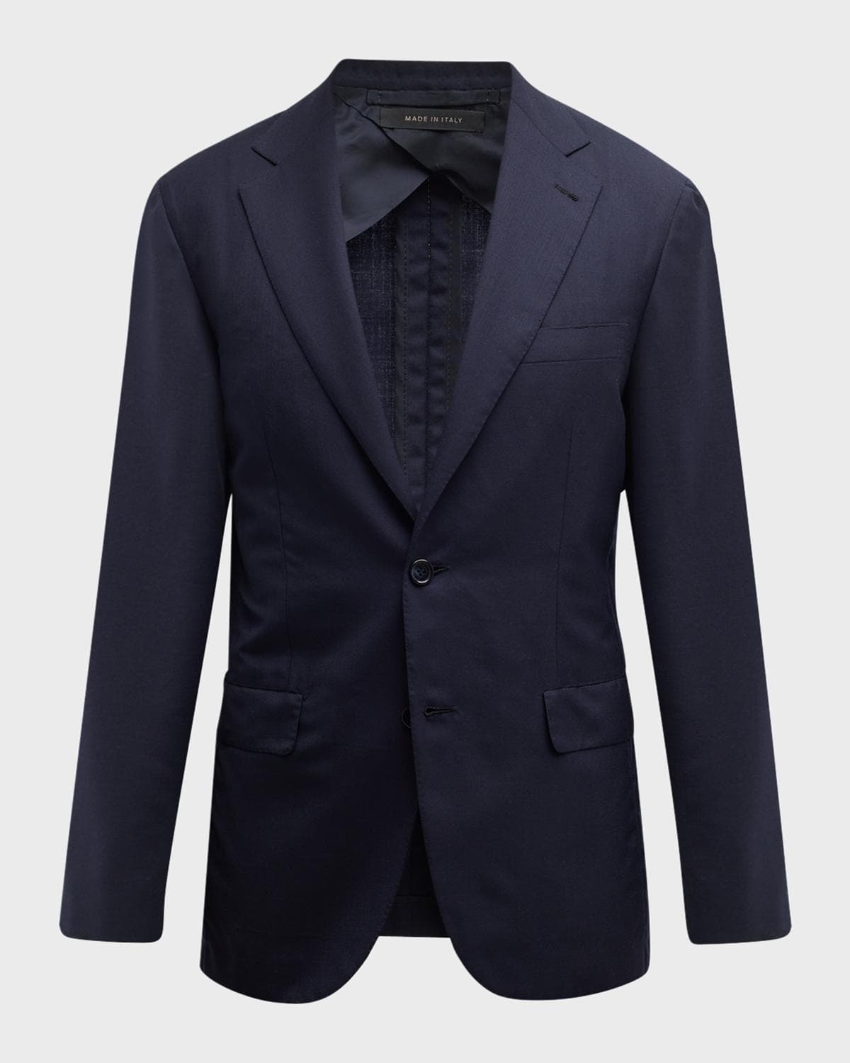 Brioni Men's Solid Wool-Silk Blazer
