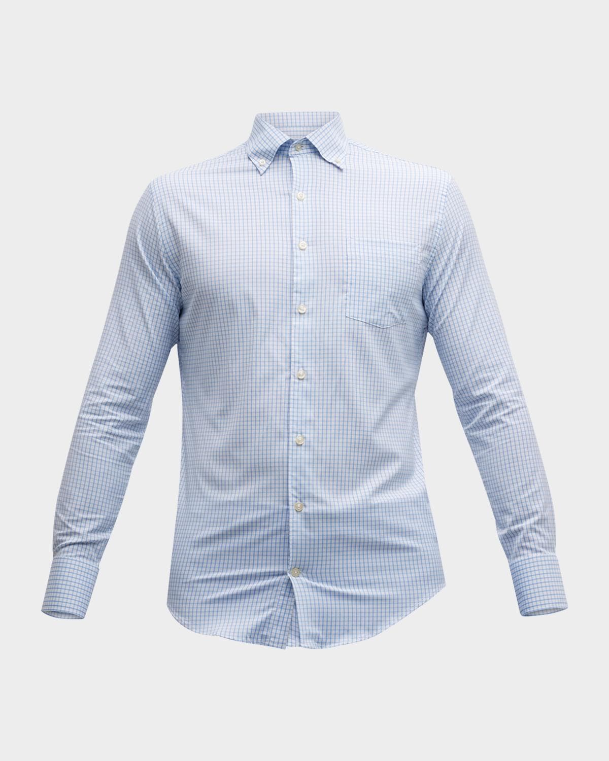 Peter Millar Men's Hanford Performance Twill Sport Shirt