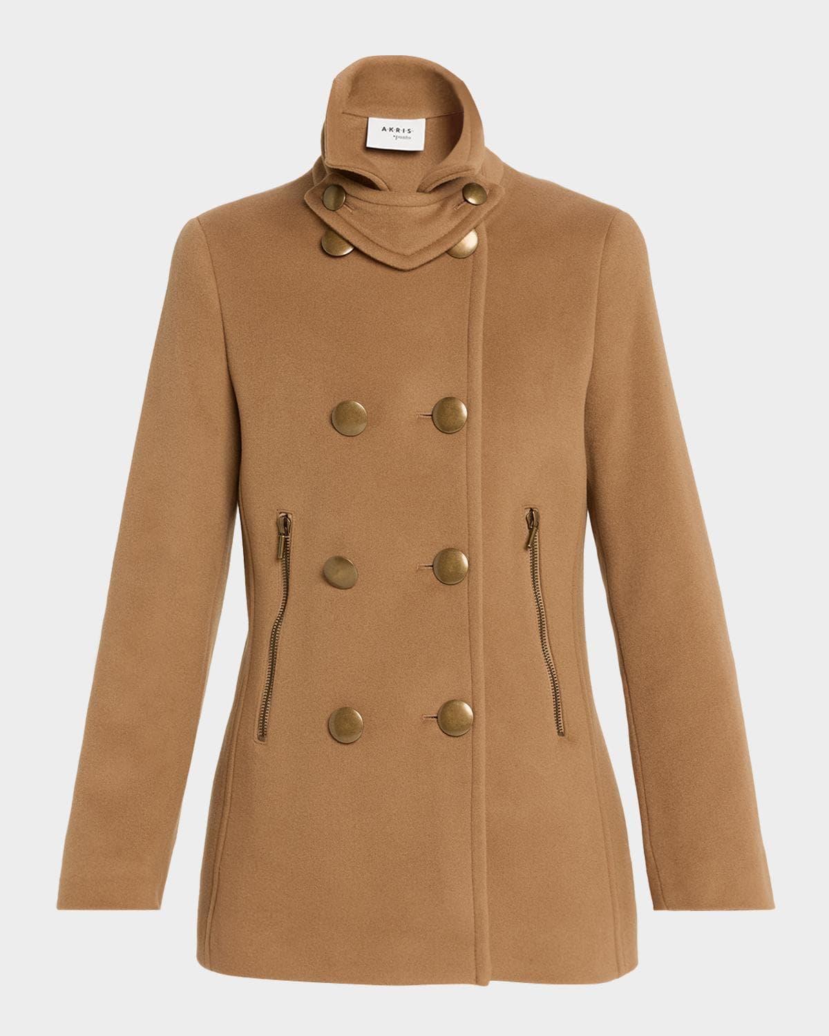 Akris punto Cashmere and Wool-Blend Top Coat