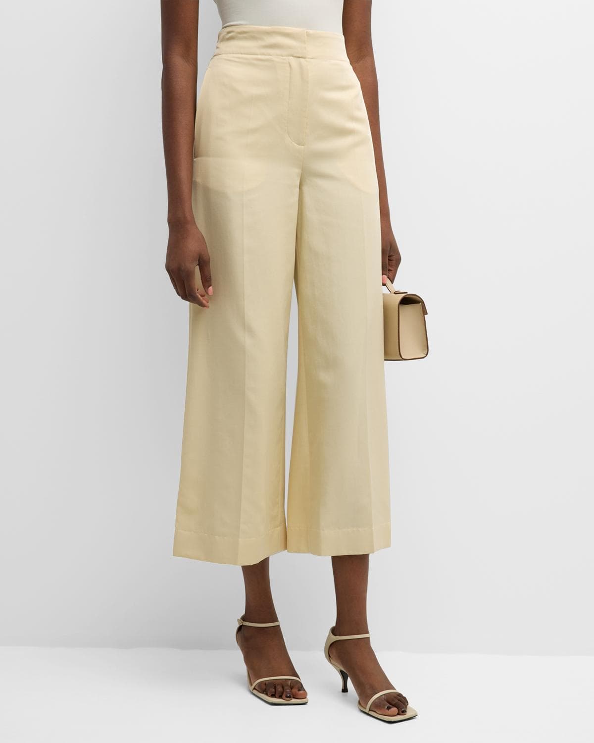 Joseph Thurlow High-Rise Wide-Leg Trousers