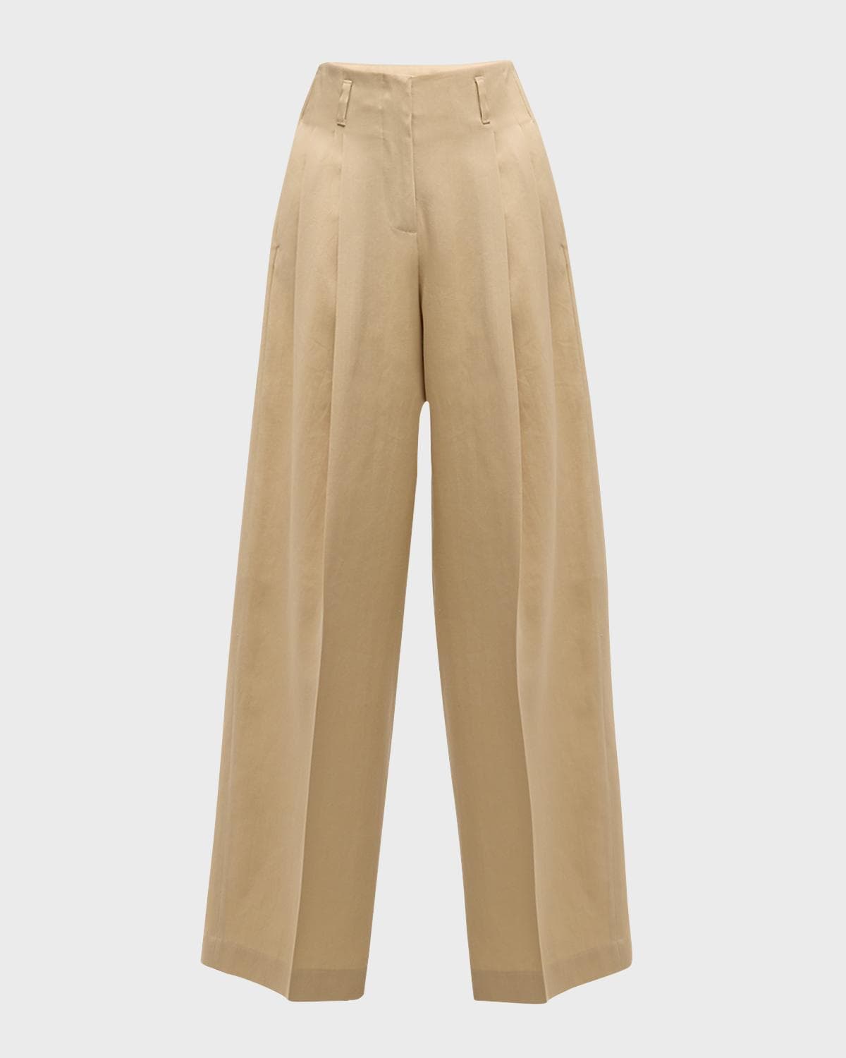 Golden Goose Pleated Wide-Leg Wool Pants · 36 IT (0 US)