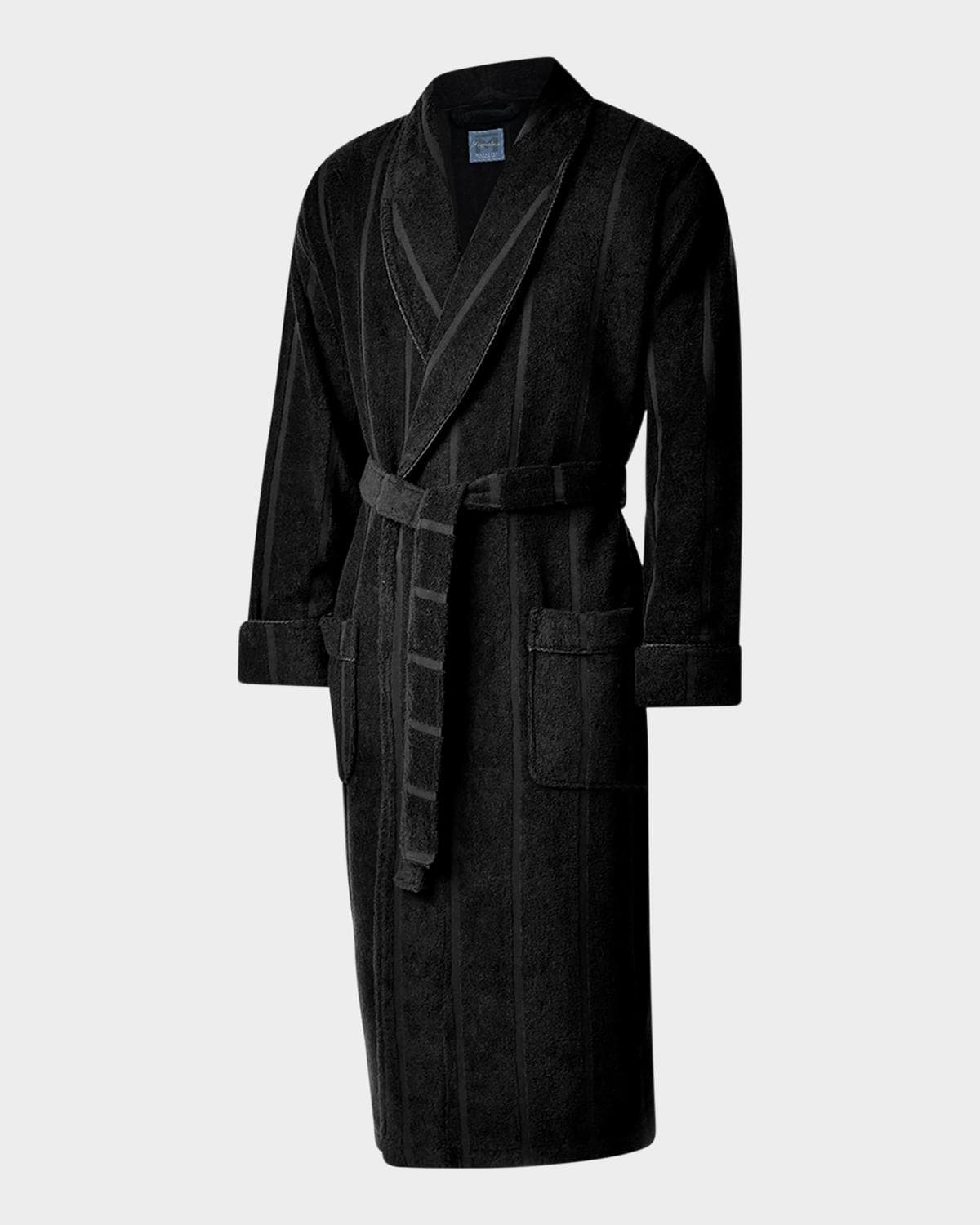 Majestic International Men's Ultra Lux Jacquard Shawl Robe