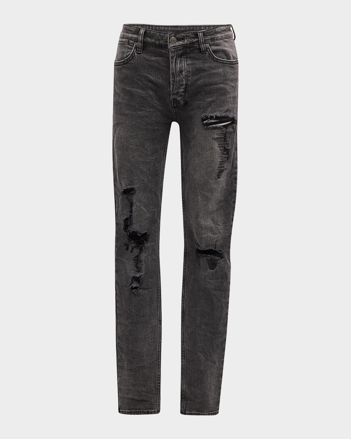 Ksubi Men's Van Winkle Angst Trashed Skinny Jeans