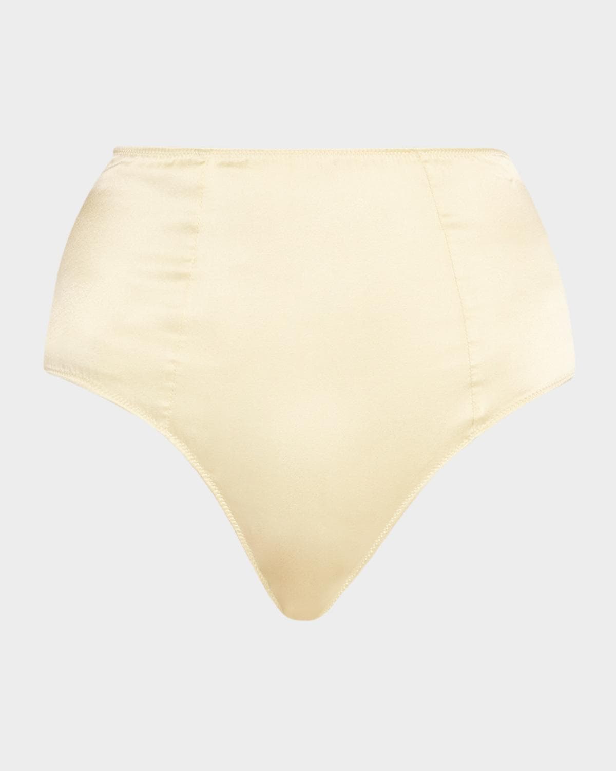 Kiki De Montparnasse Tous Les Jours High-Rise Stretch Silk Panties