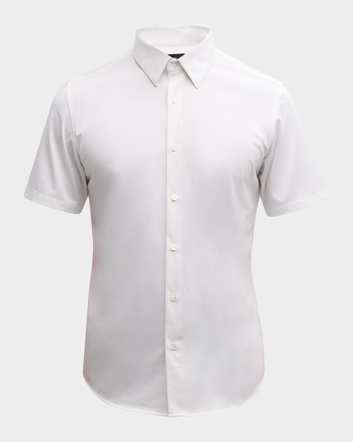 Theory Men's Irving Short Sleeve Shirt in Structure Knit