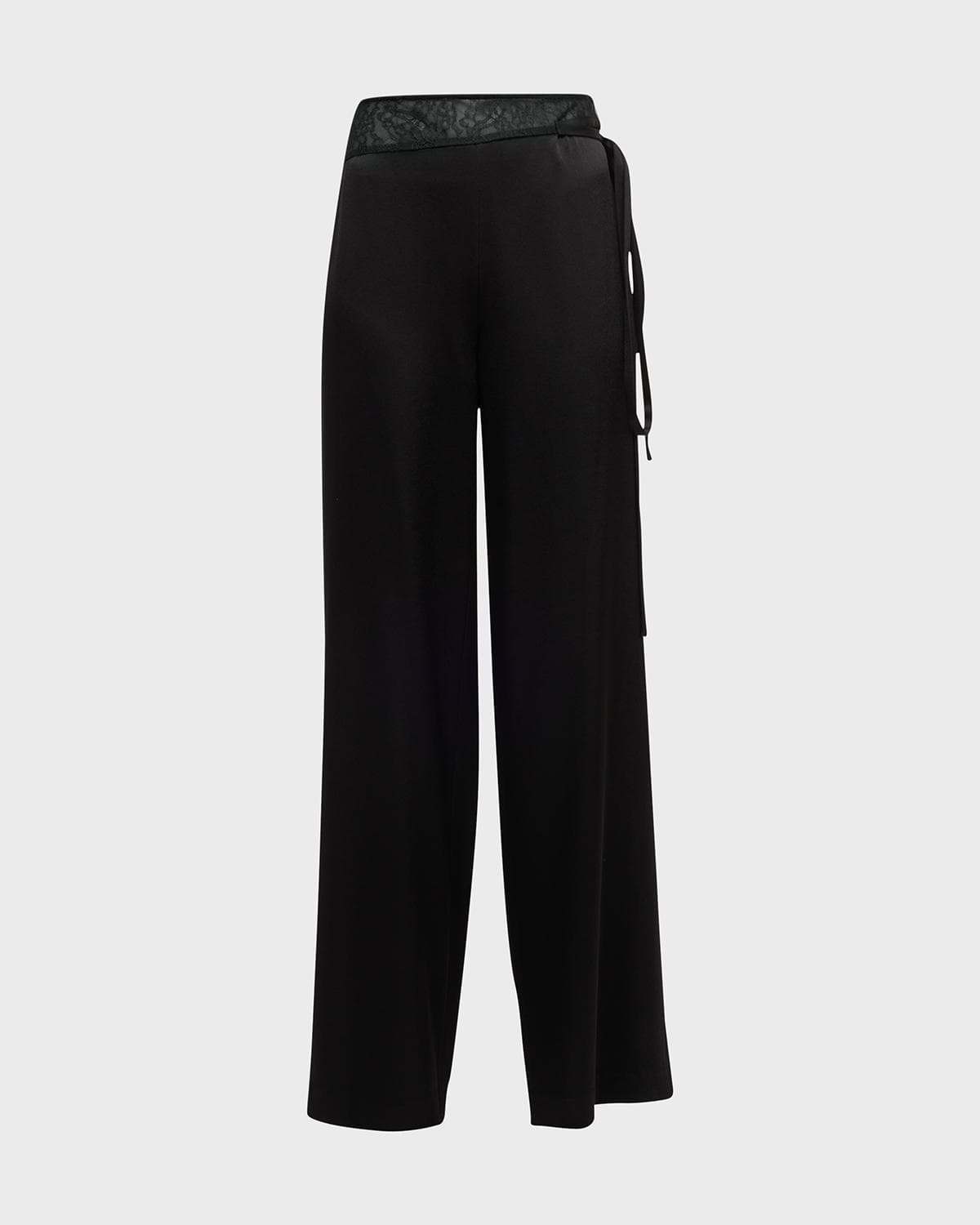 Jason Wu Straight-Leg Lace-Trim Pants