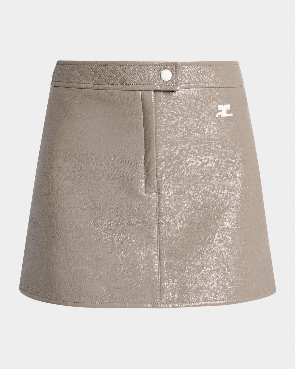 Courreges Vinyle Reedition Mini Skirt