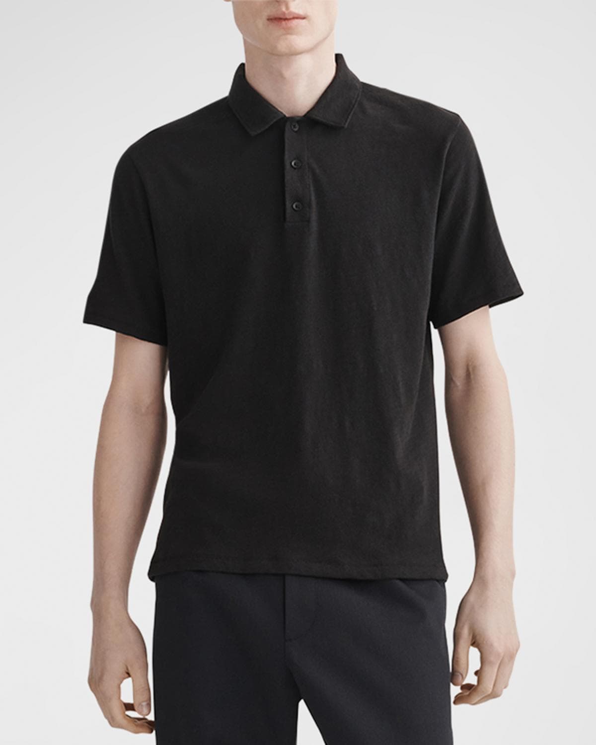 rag & bone Men's Classic Flame Polo Shirt