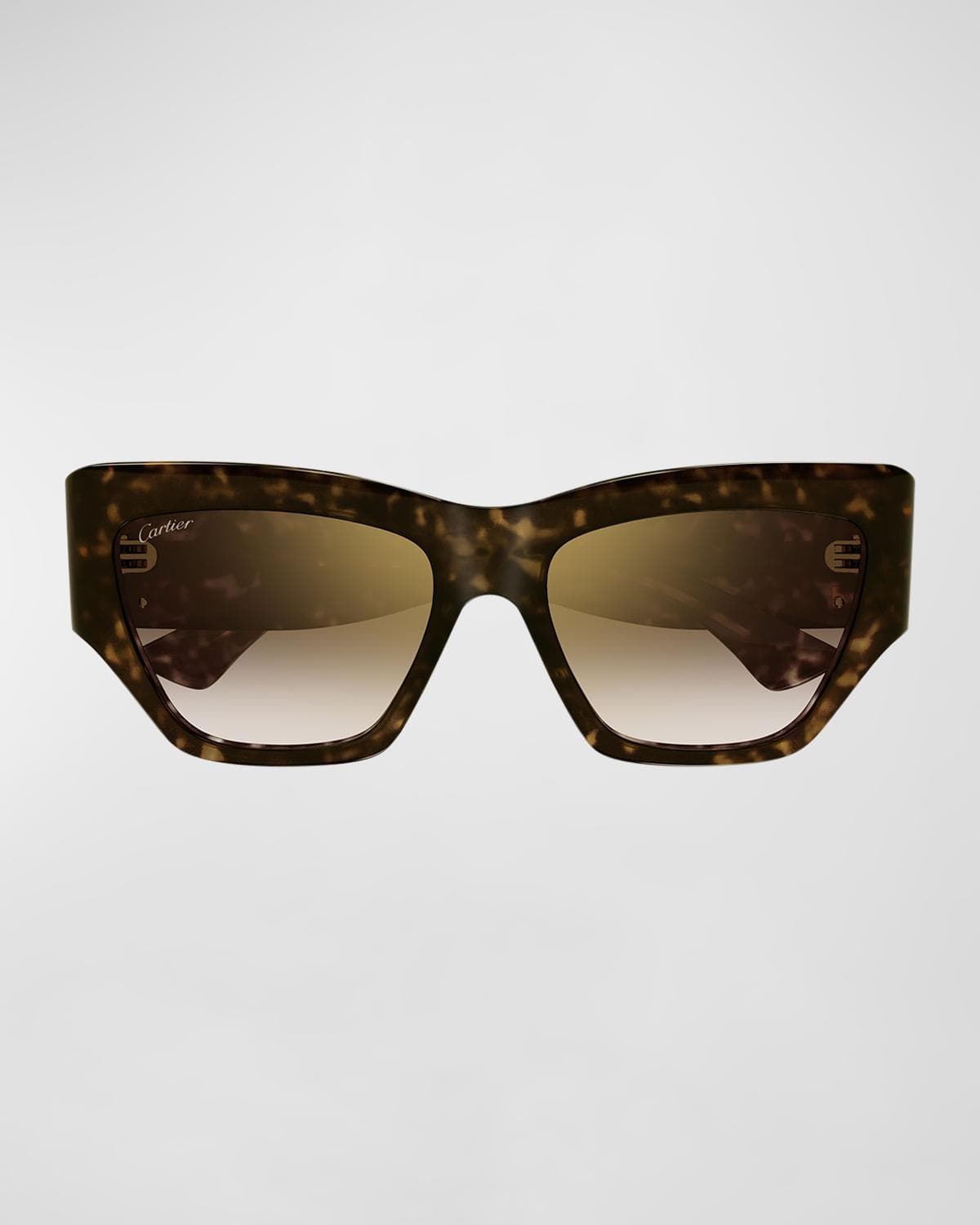 Cartier Monogram Acetate Cat-Eye Sunglasses