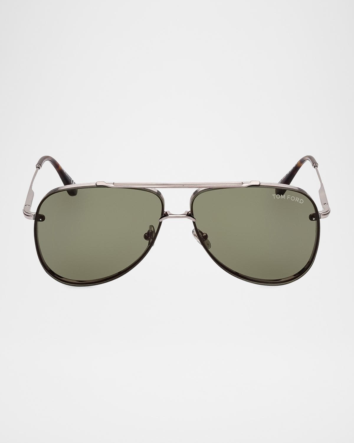 TOM FORD Men's Leon Metal Aviator Sunglasses
