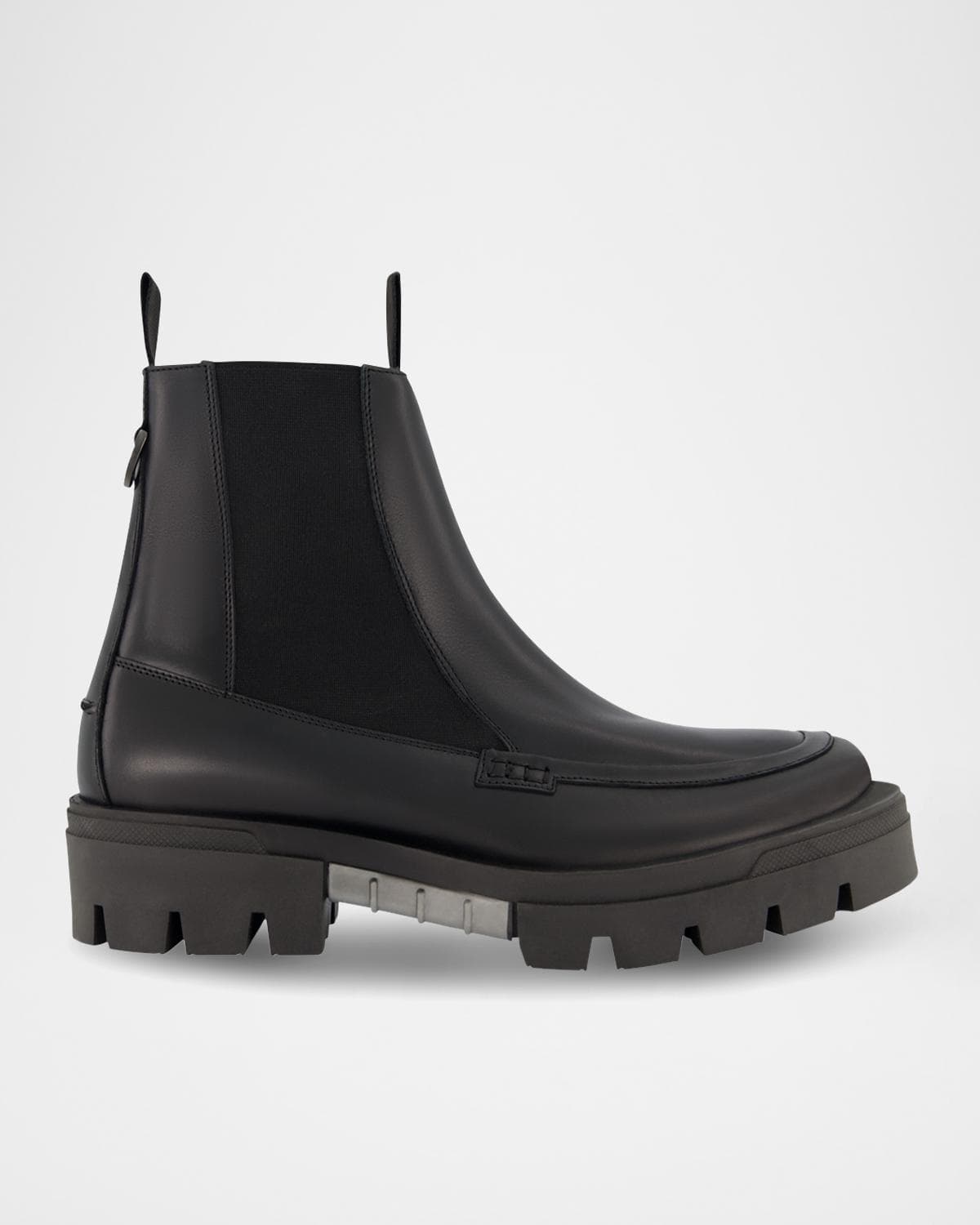 Karl Lagerfeld Paris Men's Leather Apron Toe Chelsea Boots