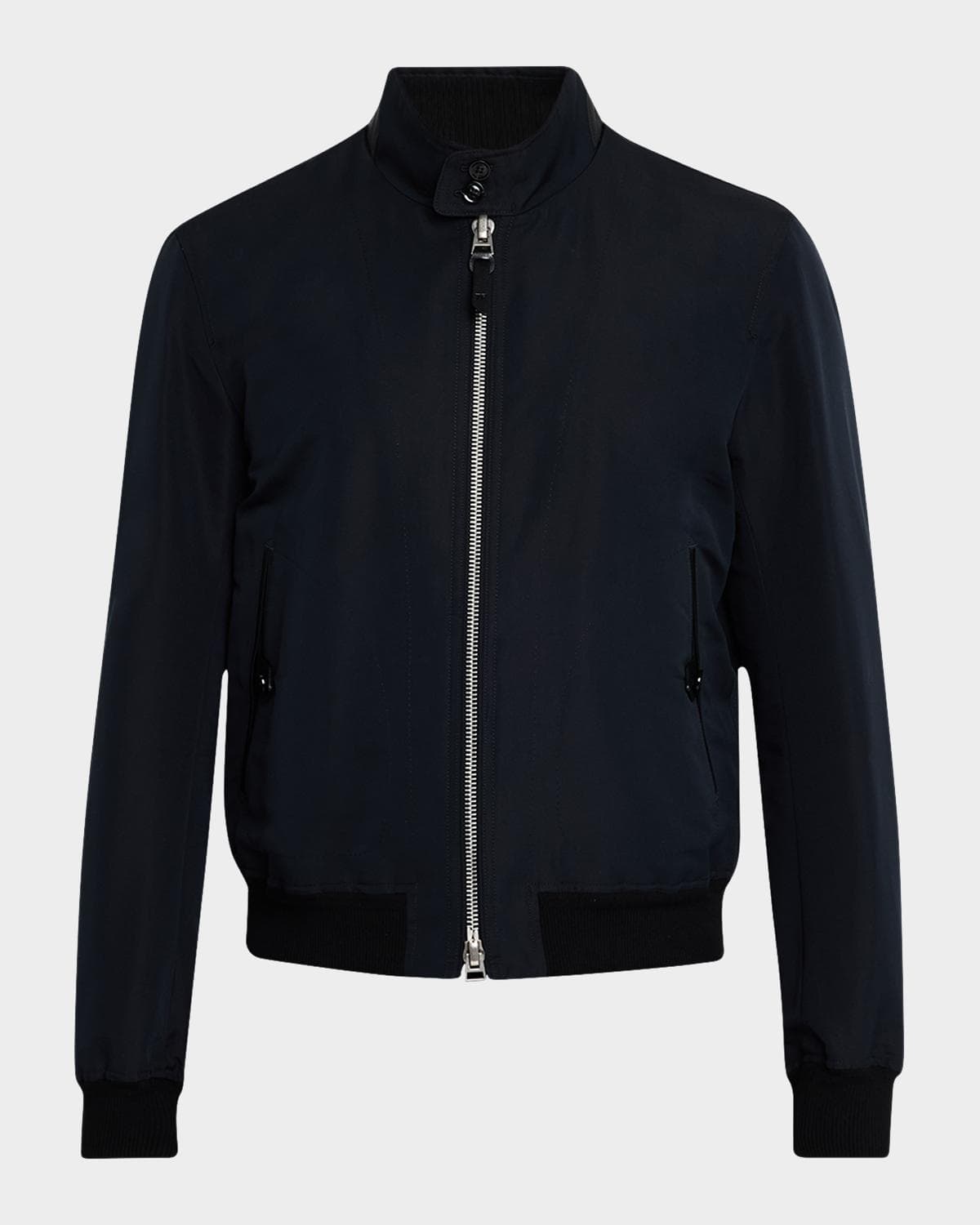 TOM FORD Men's Harrington Fine Poplin Blouson Jacket