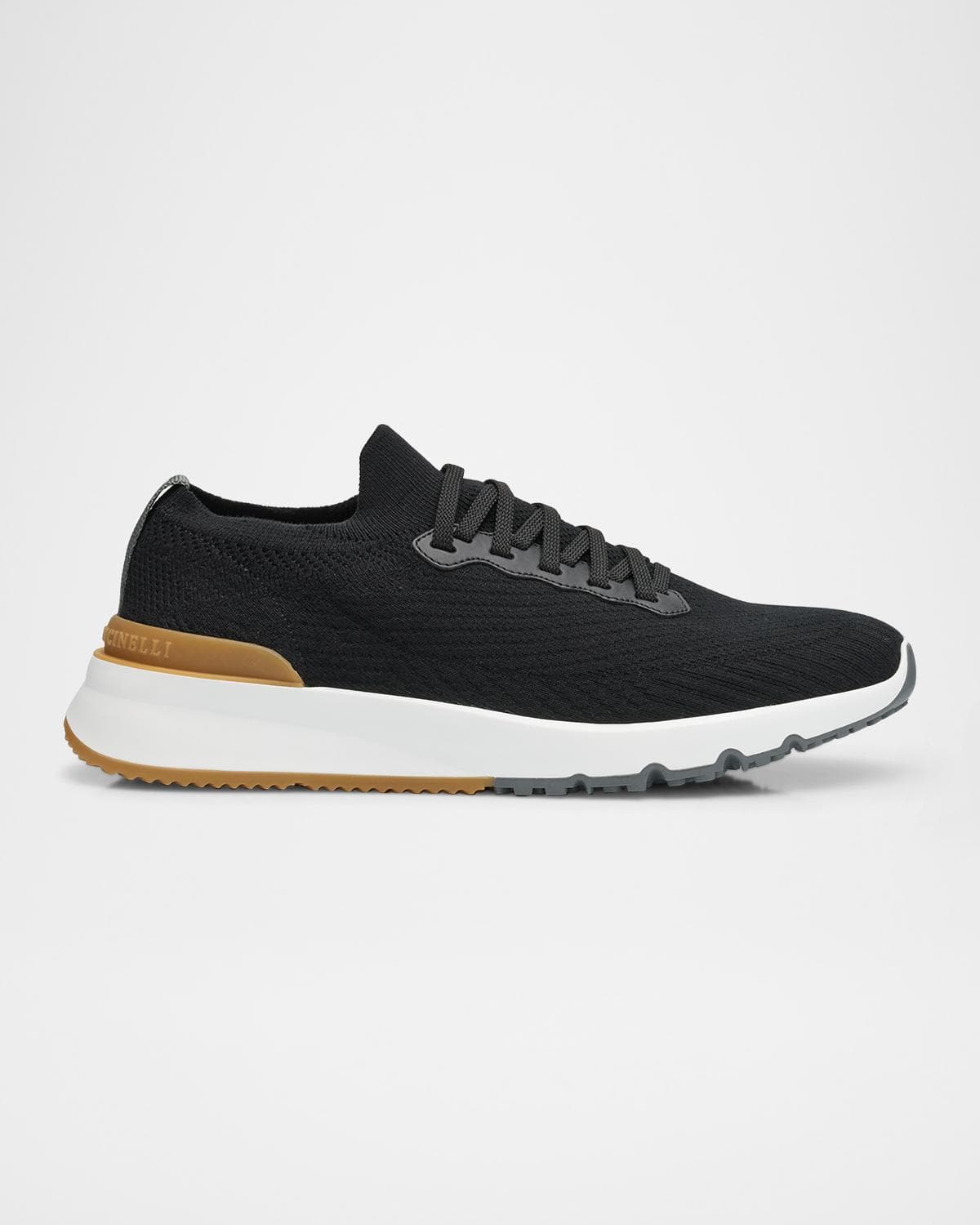 Brunello Cucinelli Men's Knit Runner Sneakers