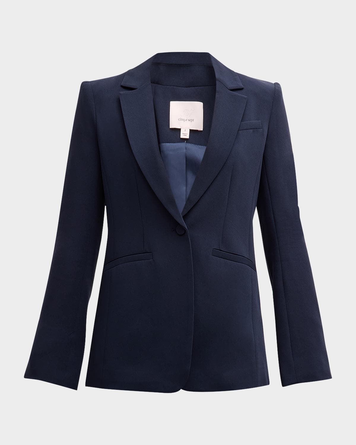 Cinq à Sept Karlie Tailored Crepe Blazer