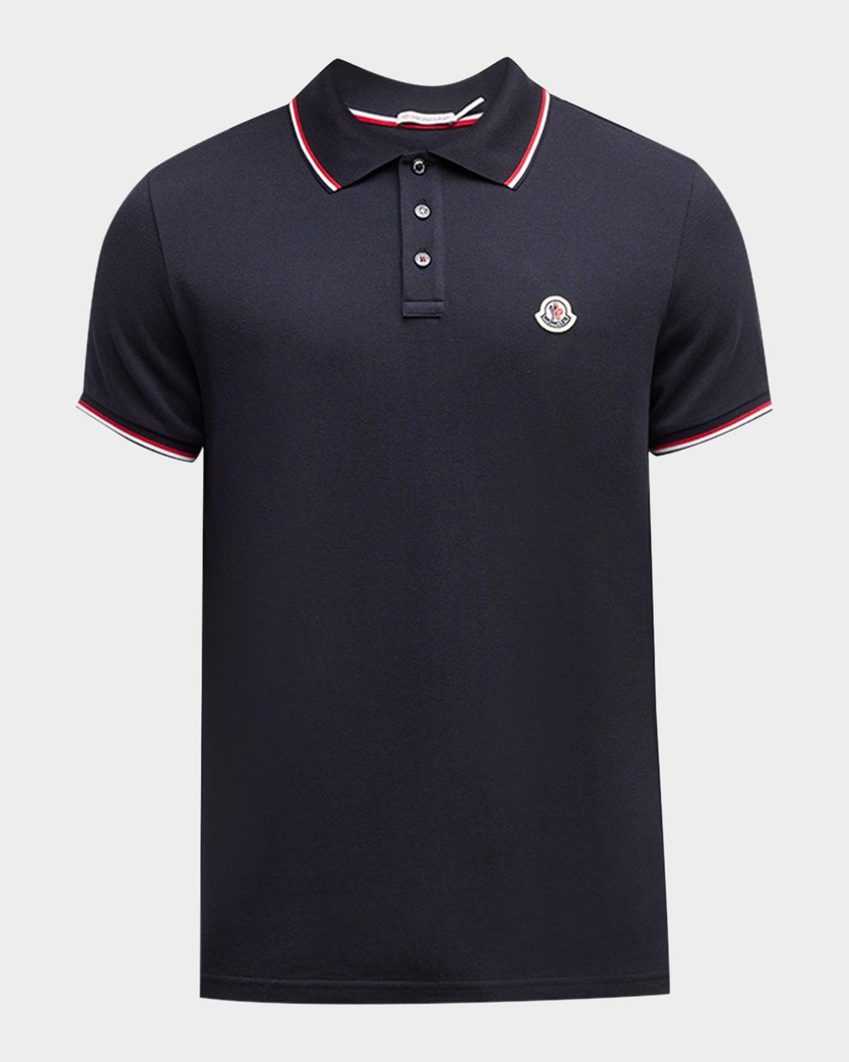 Moncler Men's Tipped Polo Shirt