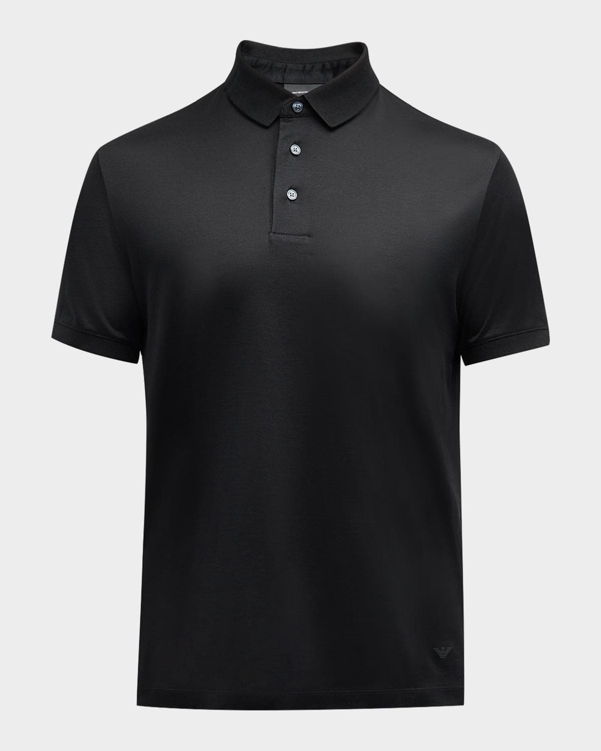 Emporio Armani Men's Solid Jersey-Stretch Polo Shirt