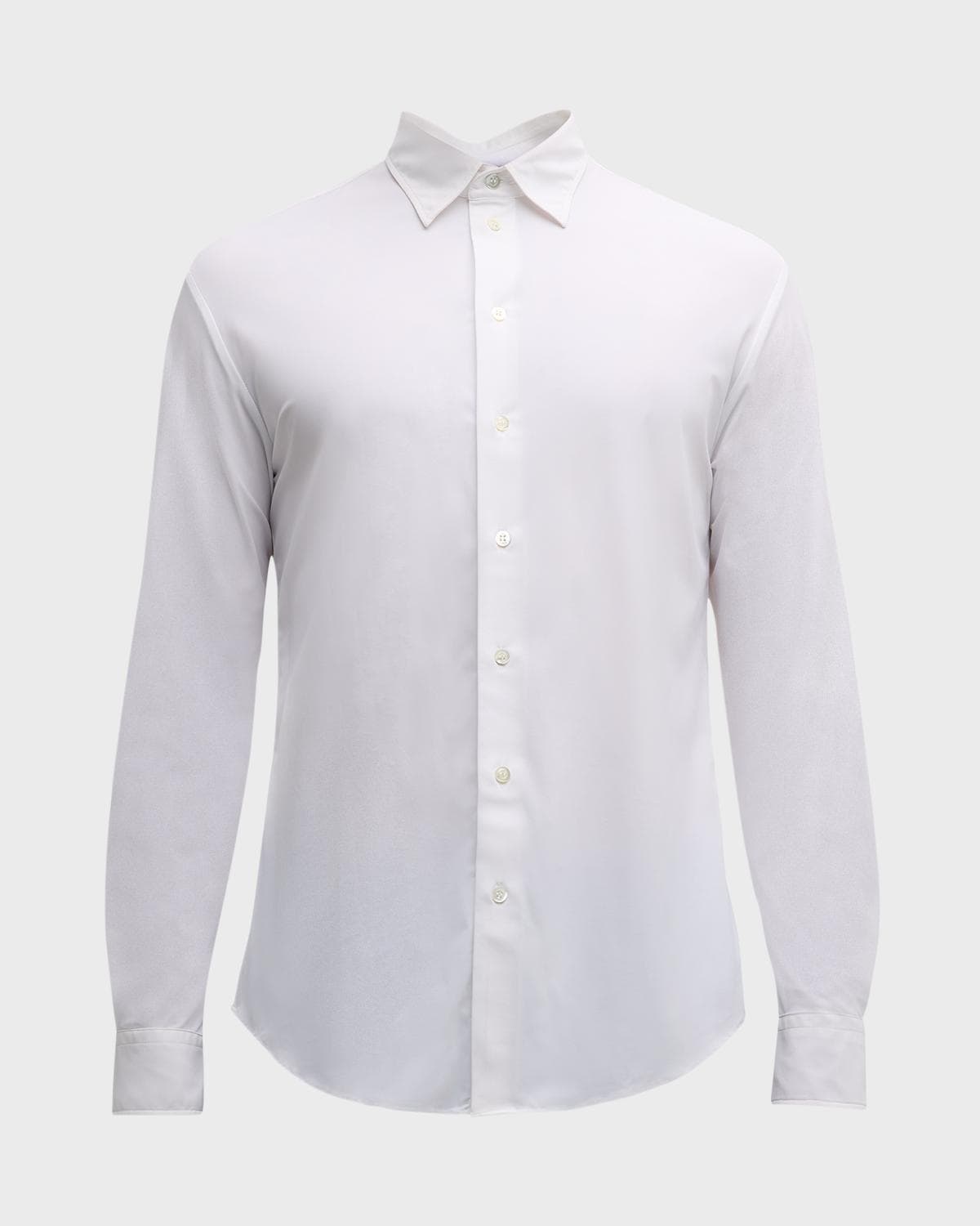 Emporio Armani Men's Slim Fit Nylon-Stretch Sport Shirt