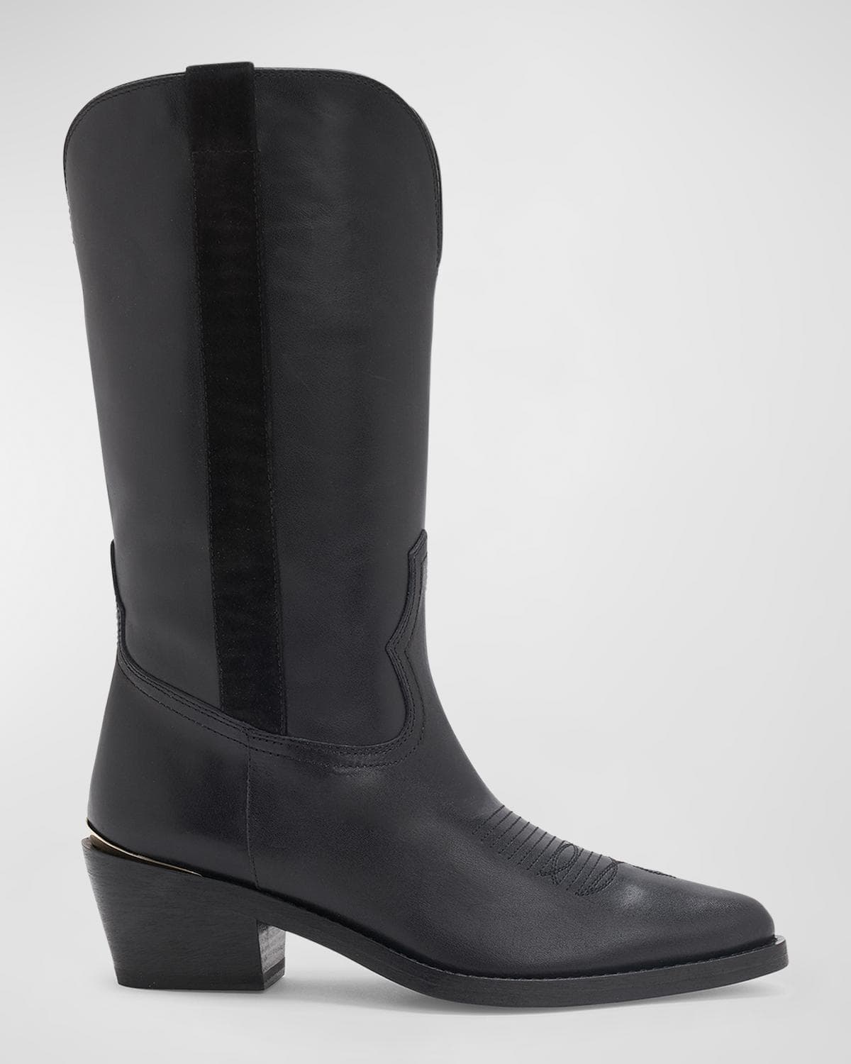 Partlow Jordana Mixed Leather Western Boots · 5