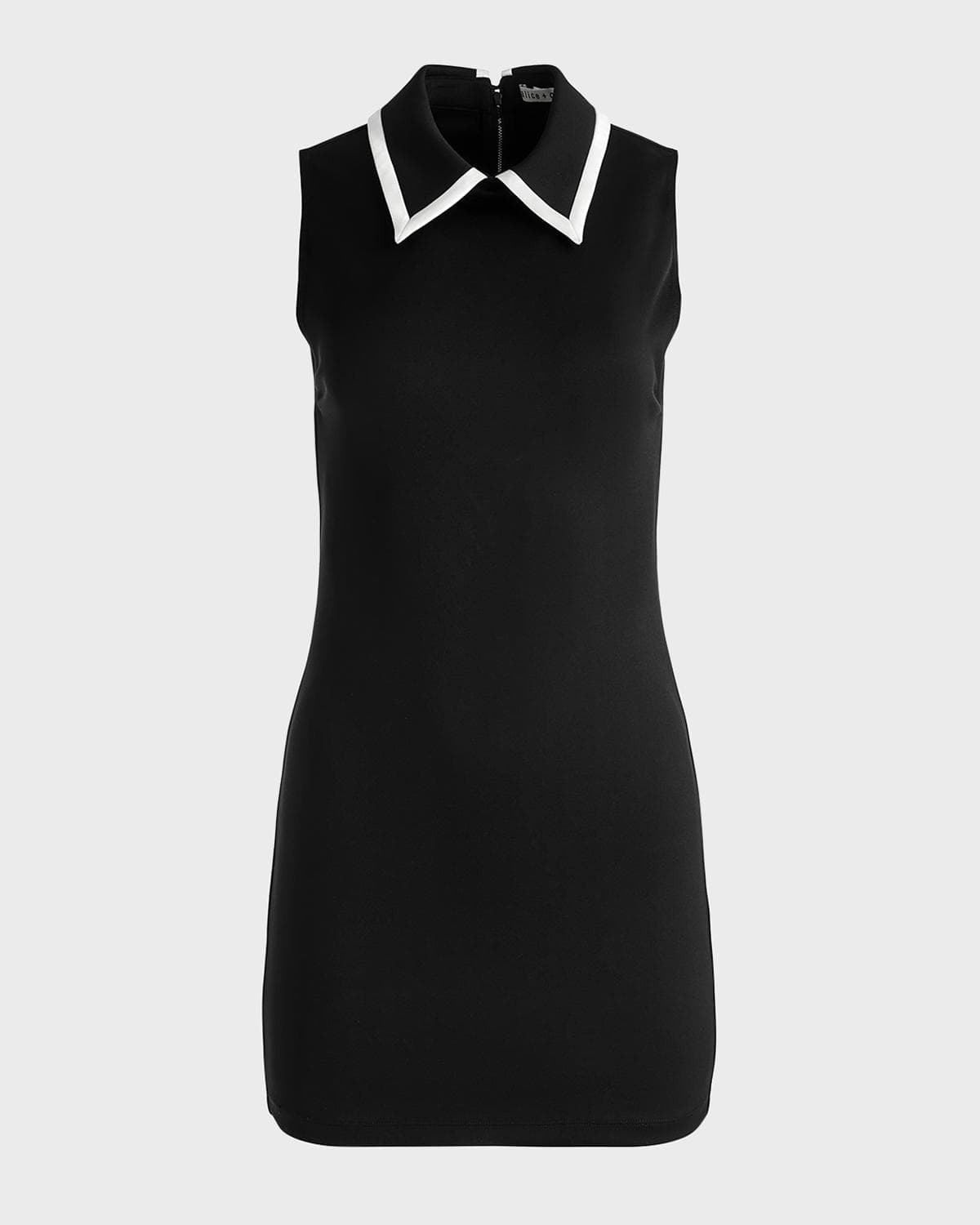 ALICE + OLIVIA Wynell Collared Mini Dress