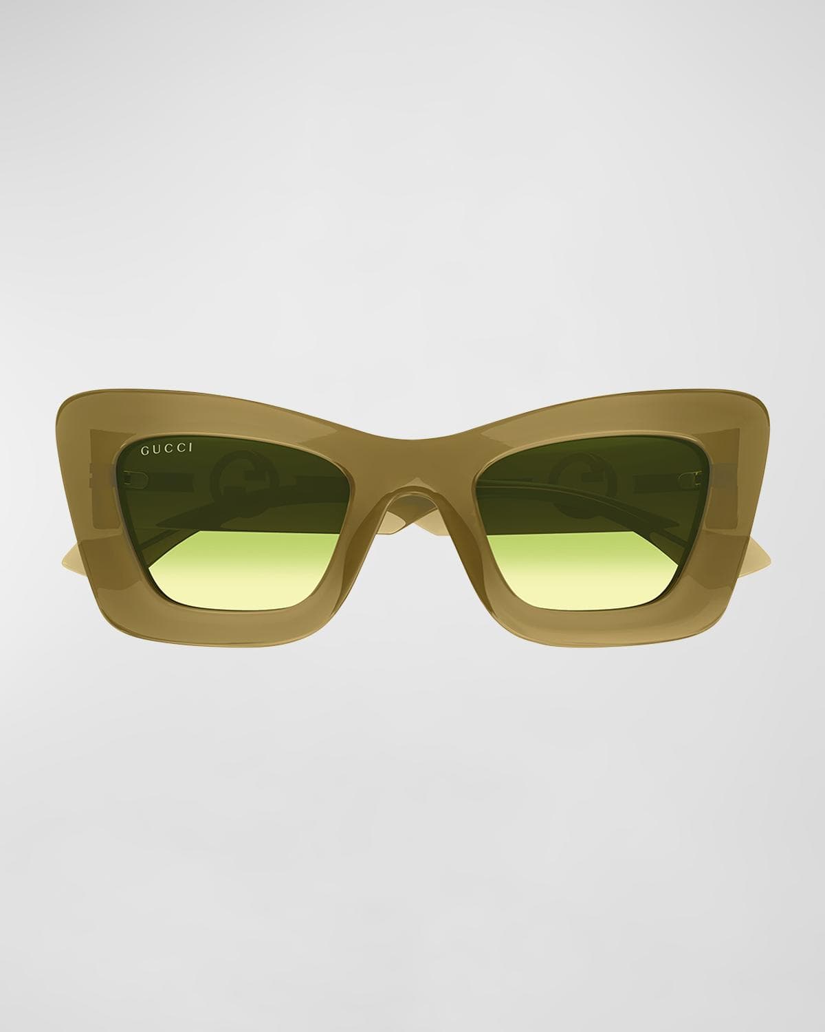 Gucci GG Plastic Cat-Eye Sunglasses
