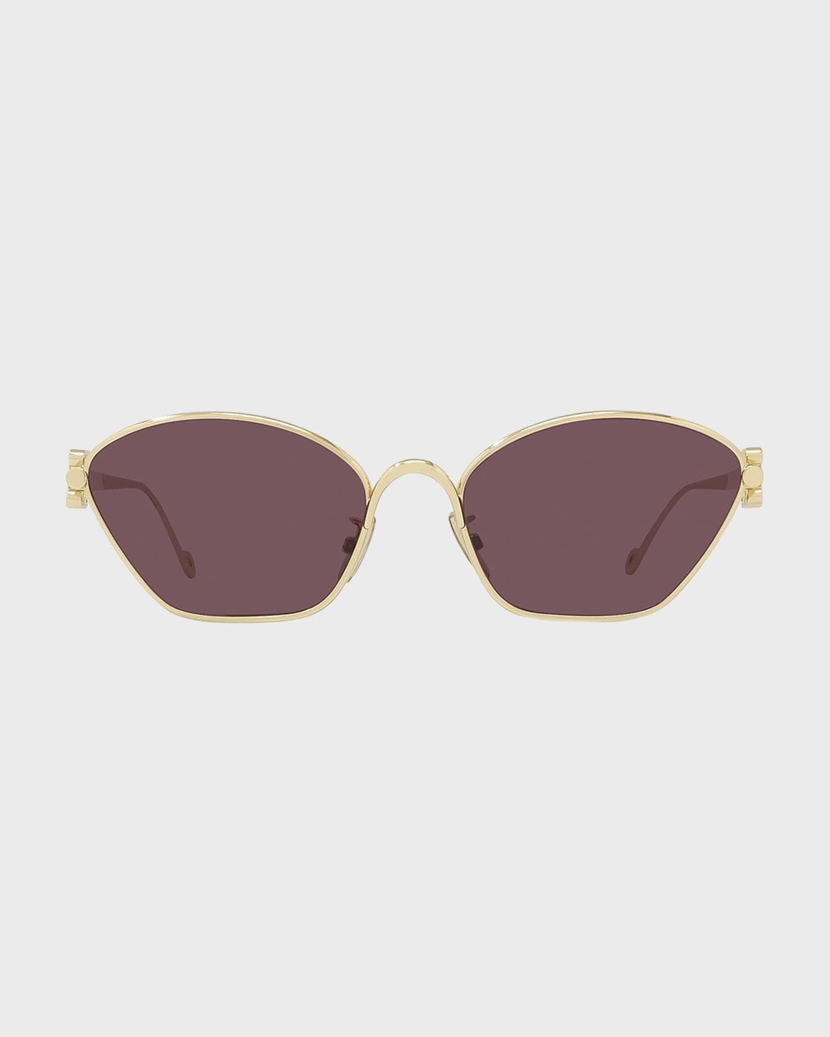 LOEWE Anagram Metal Cat-Eye Sunglasses