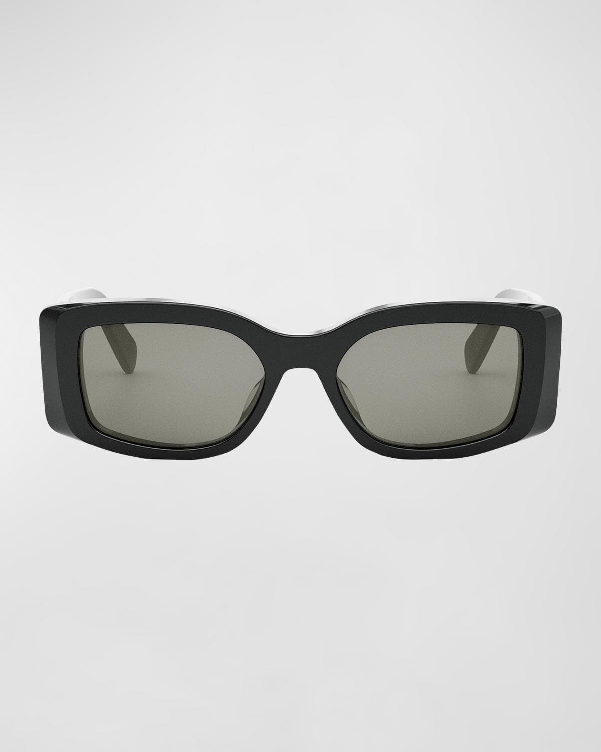 CELINE Triomphe Acetate Rectangle Sunglasses