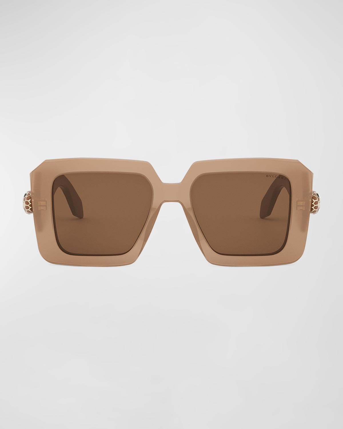 BVLGARI Serpenti Geometric Sunglasses