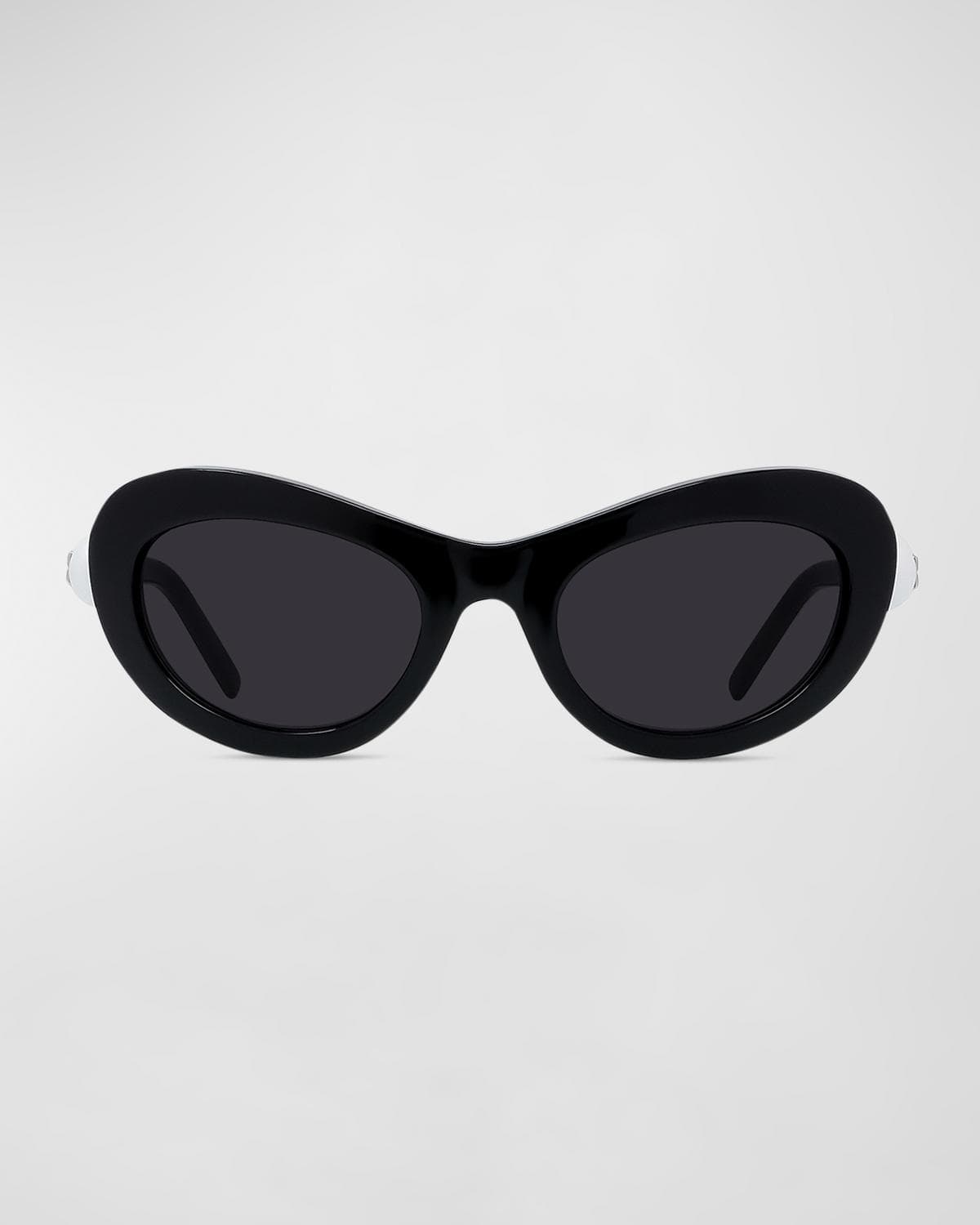 Givenchy Pearlescent Metal Butterfly Sunglasses