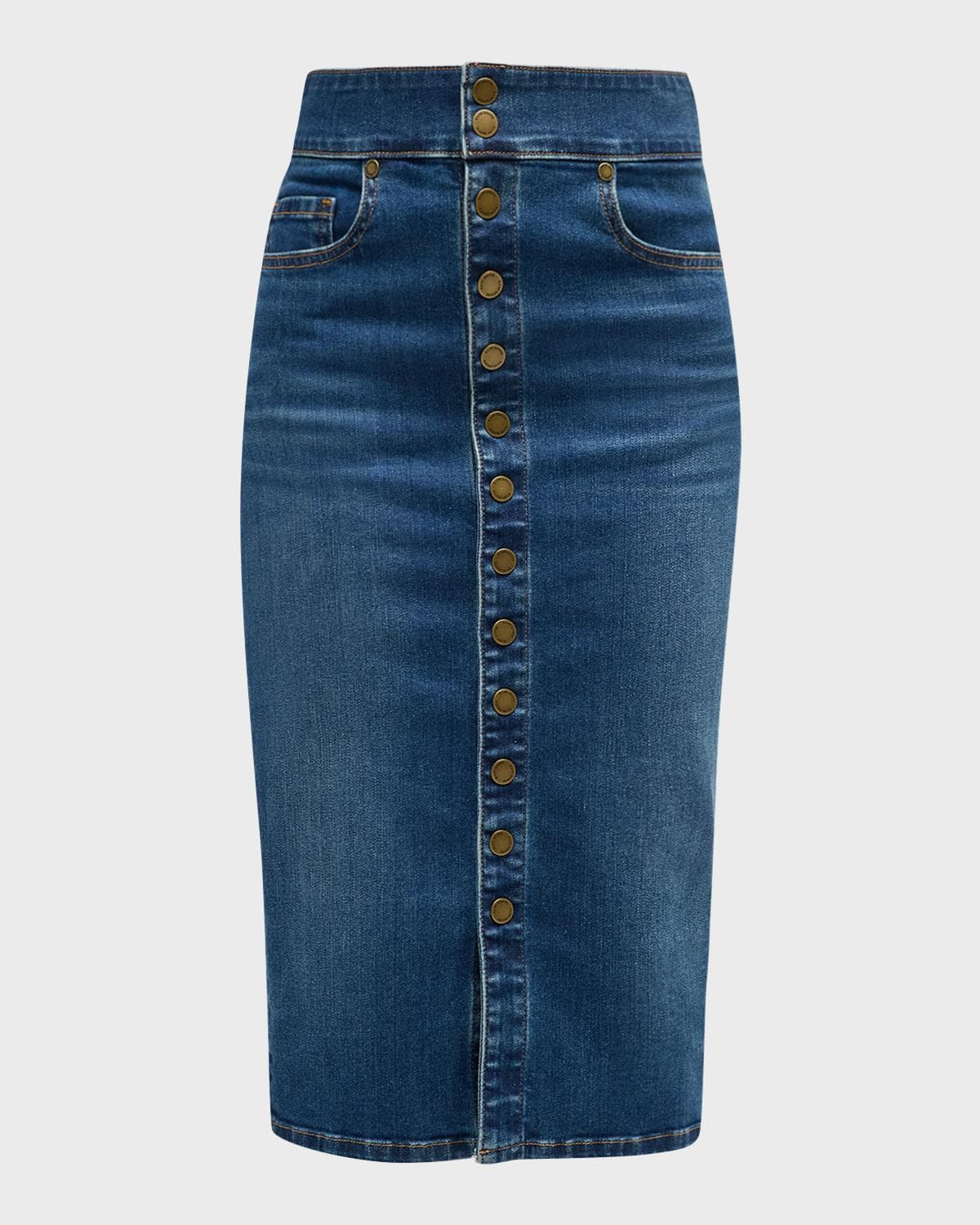 Ramy Brook Karter Denim Midi Skirt