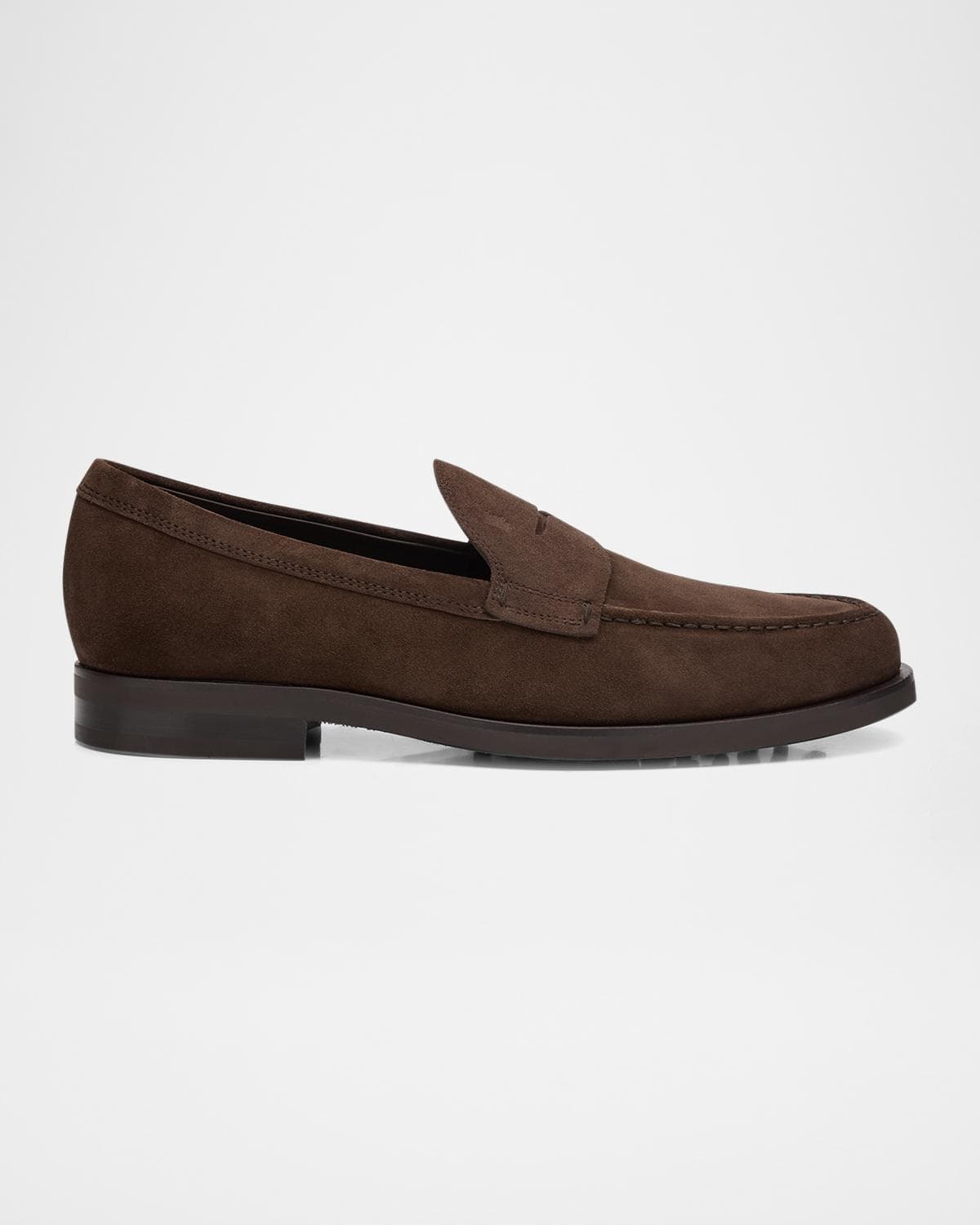 Tod's Men's Suede Mocassin Penny Loafers